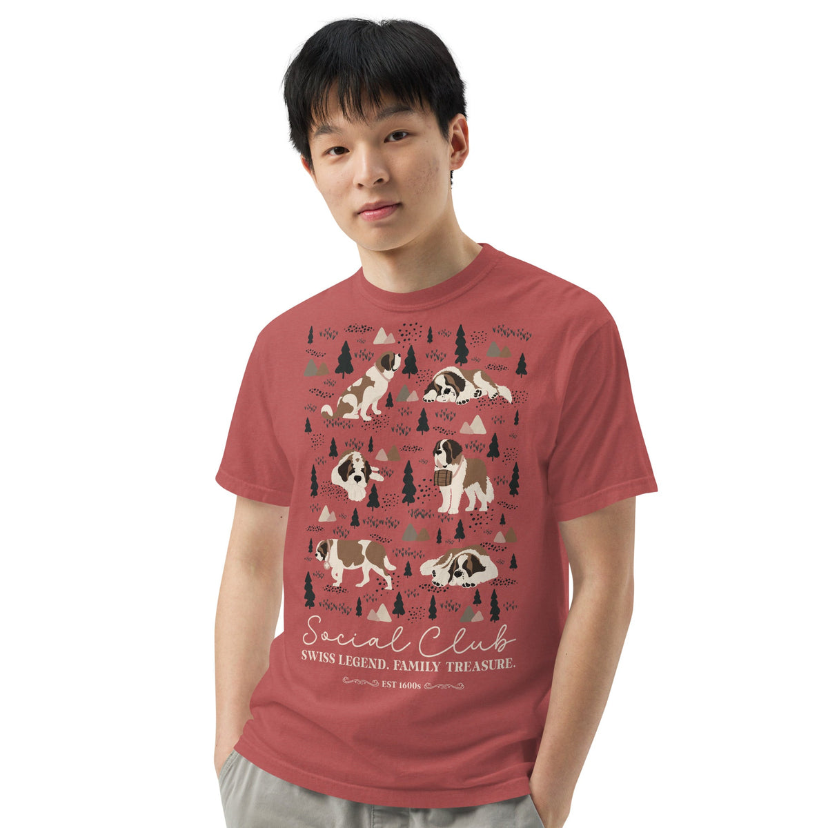 Saint Bernard Social Club T-Shirt - Lucy + Norman