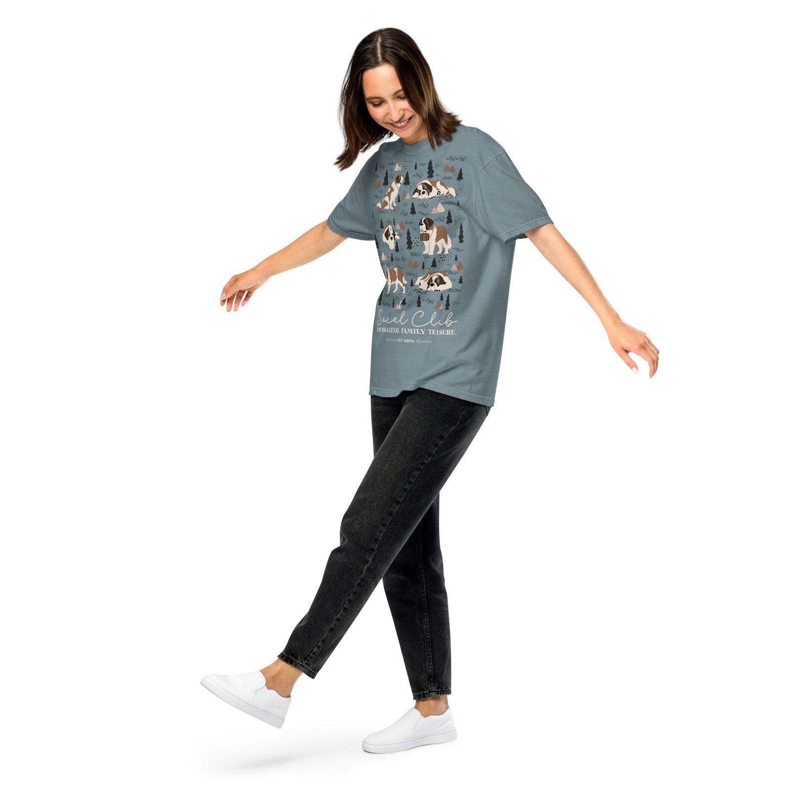 Saint Bernard Social Club T-Shirt - Lucy + Norman