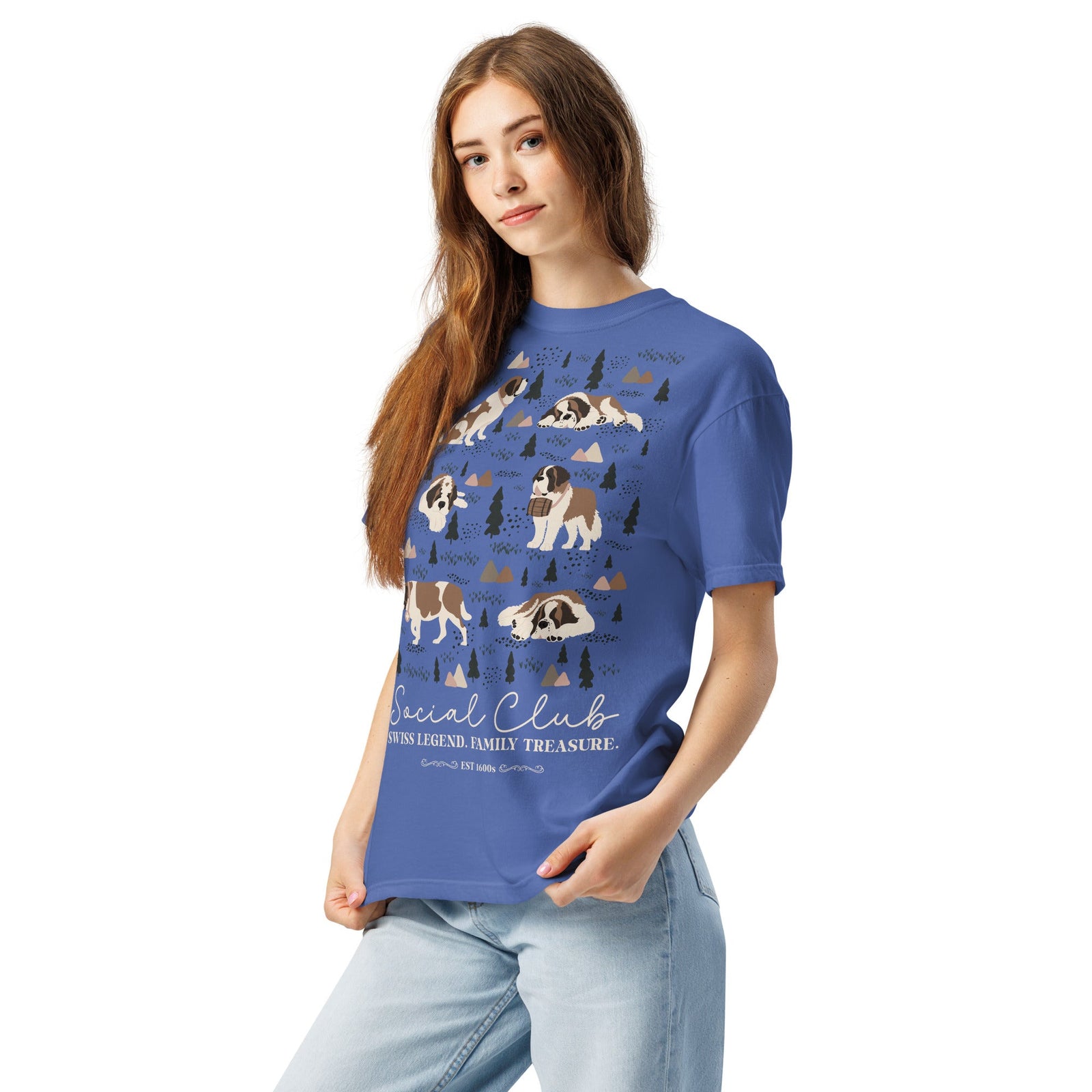 Saint Bernard Social Club T-Shirt - Lucy + Norman