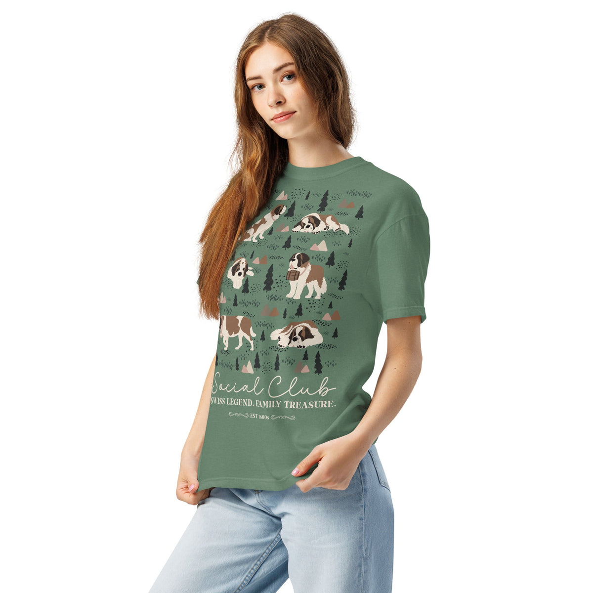 Saint Bernard Social Club T-Shirt - Lucy + Norman