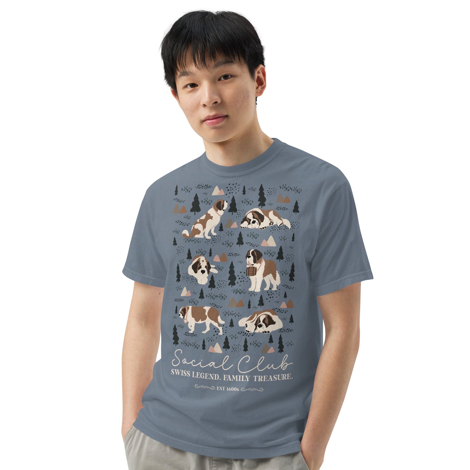 Saint Bernard Social Club T-Shirt - Lucy + Norman