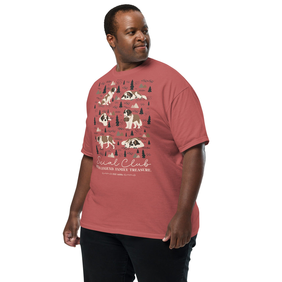Saint Bernard Social Club T-Shirt - Lucy + Norman