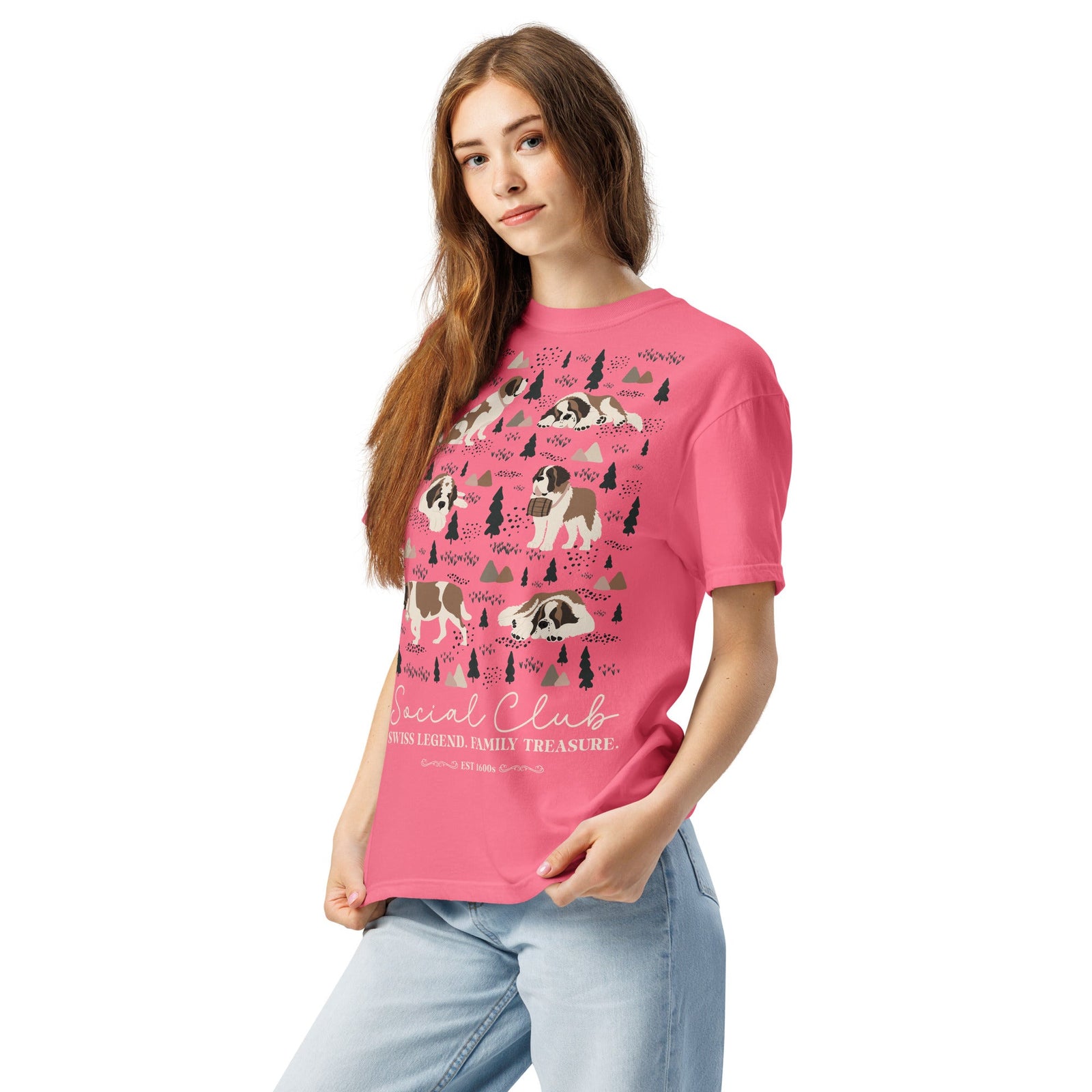 Saint Bernard Social Club T-Shirt - Lucy + Norman