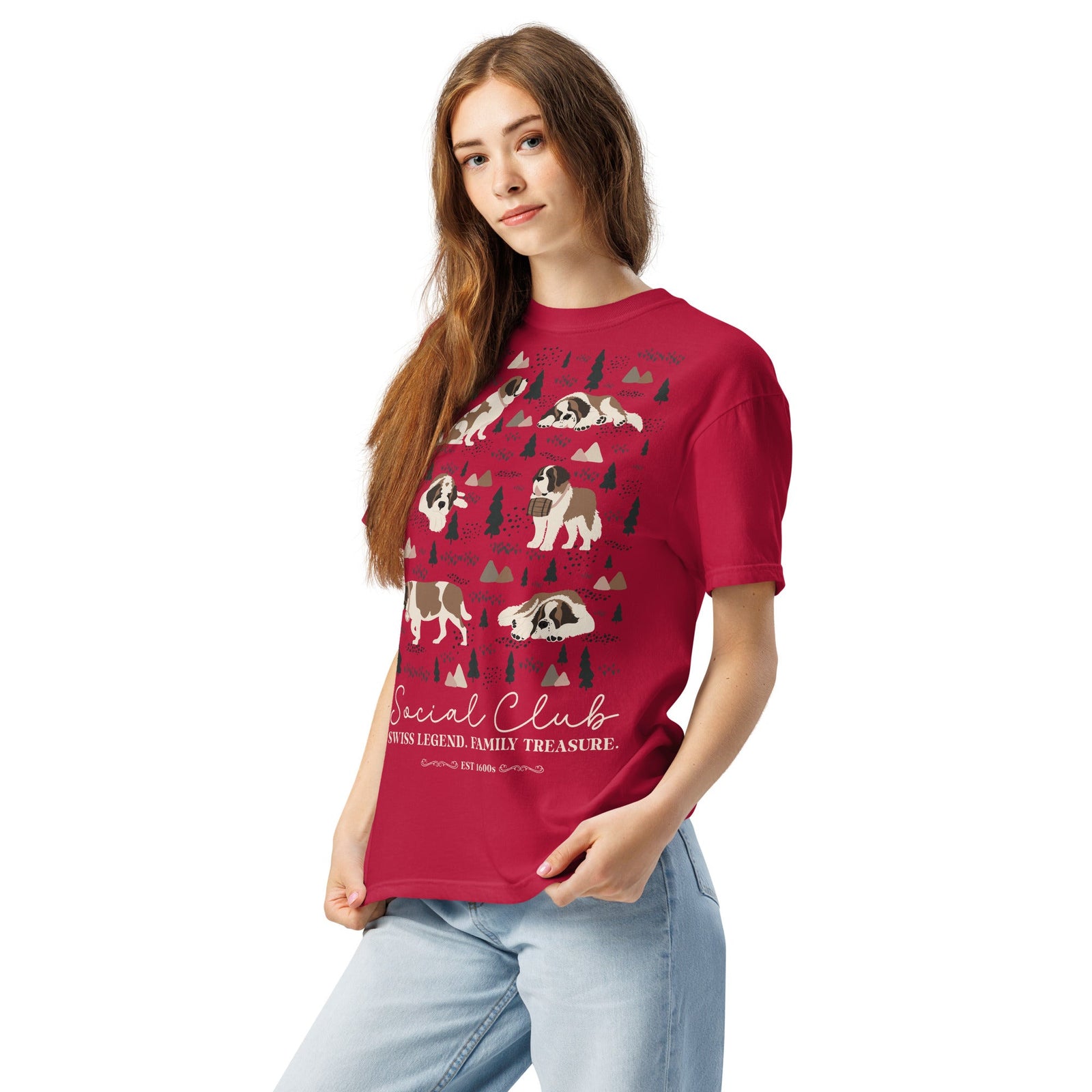 Saint Bernard Social Club T-shirt - Darks - Lucy + Norman