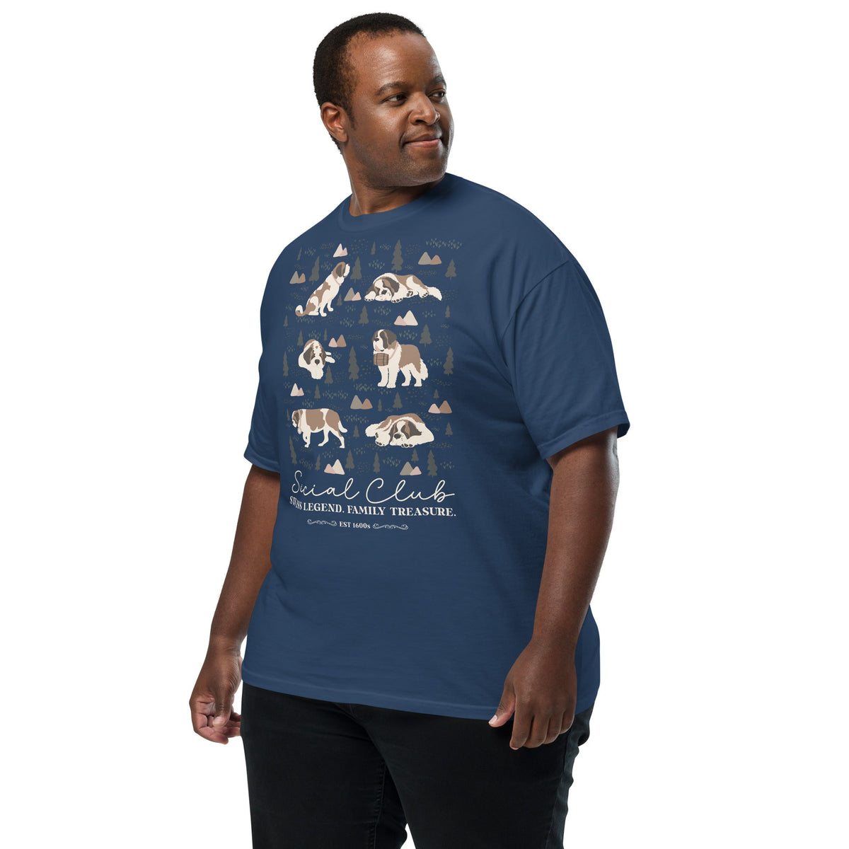 Saint Bernard Social Club T-shirt - Darks - Lucy + Norman