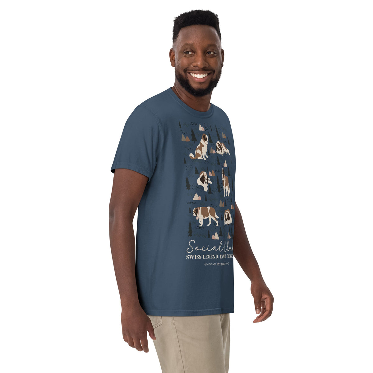Saint Bernard Social Club T-shirt - Darks - Lucy + Norman