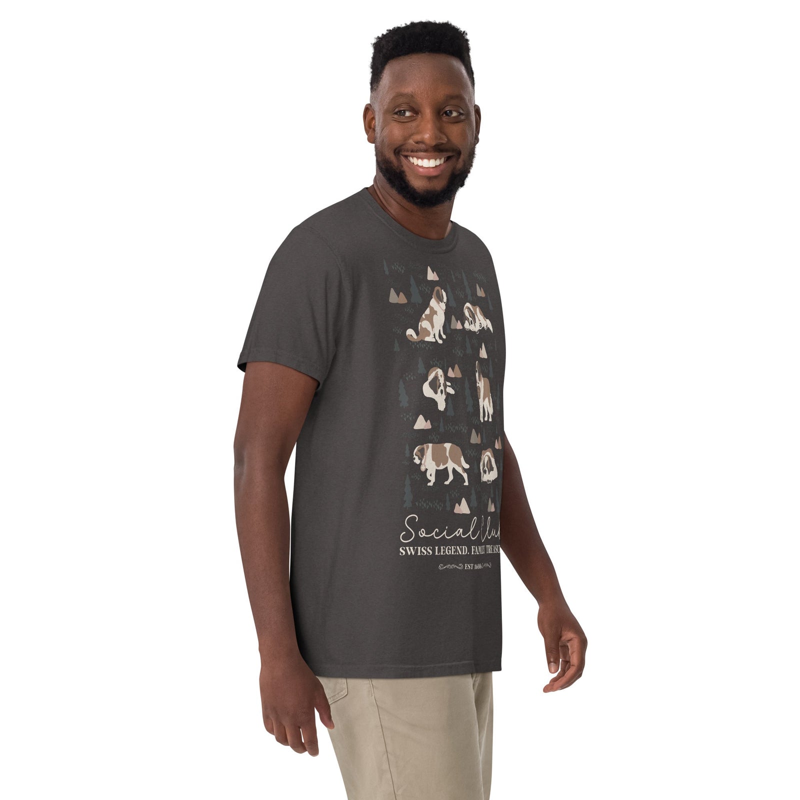 Saint Bernard Social Club T-shirt - Darks - Lucy + Norman