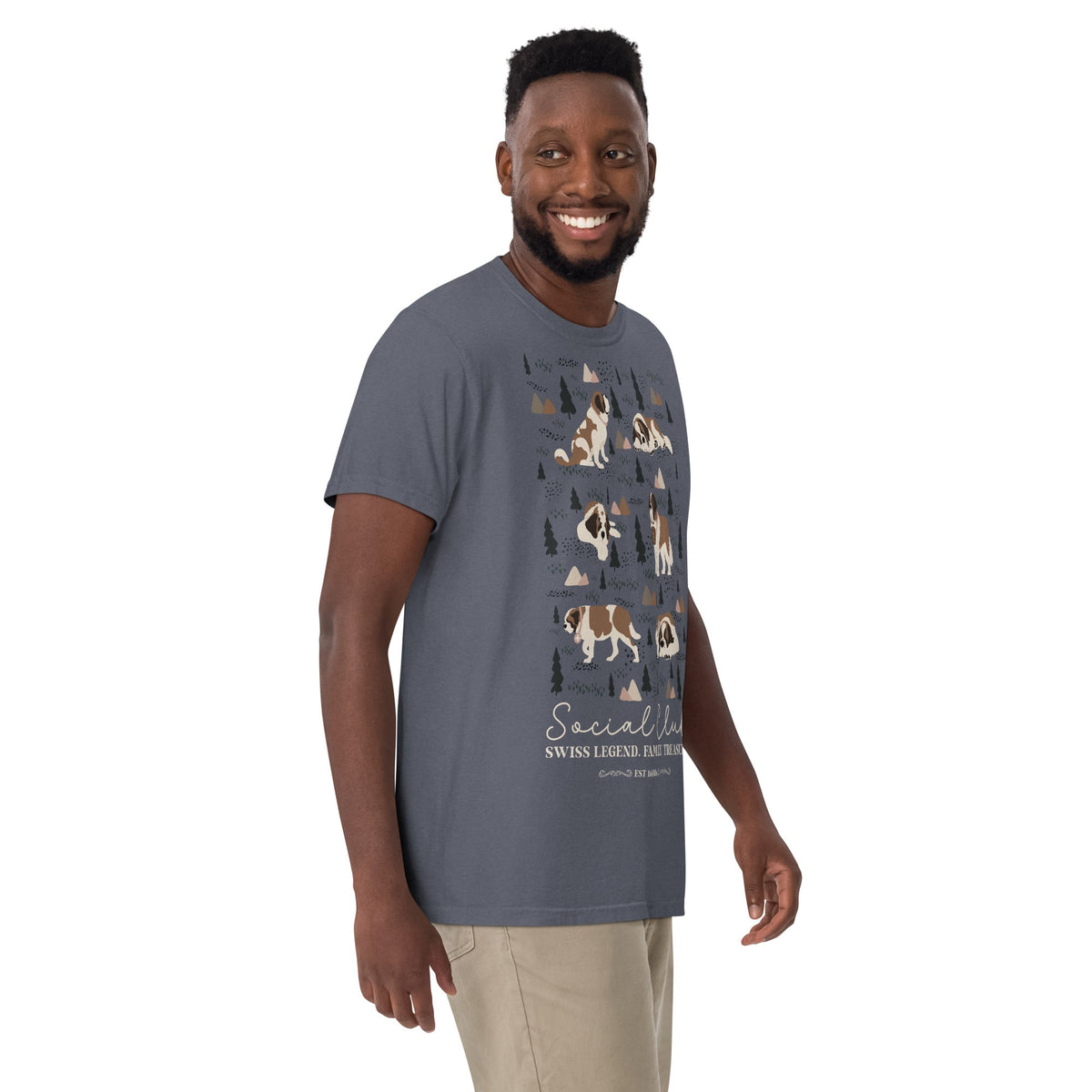 Saint Bernard Social Club T-shirt - Darks - Lucy + Norman