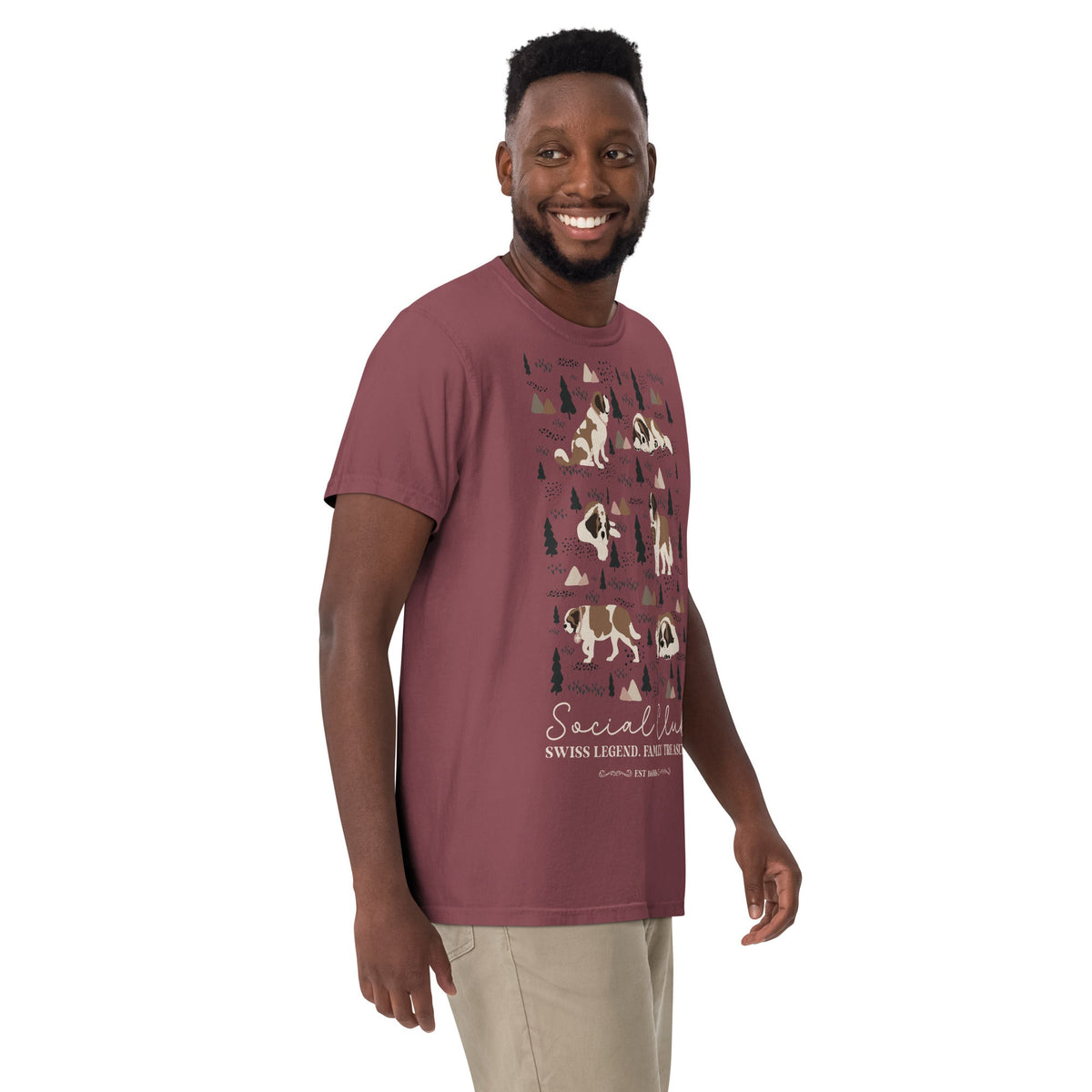 Saint Bernard Social Club T-shirt - Darks - Lucy + Norman