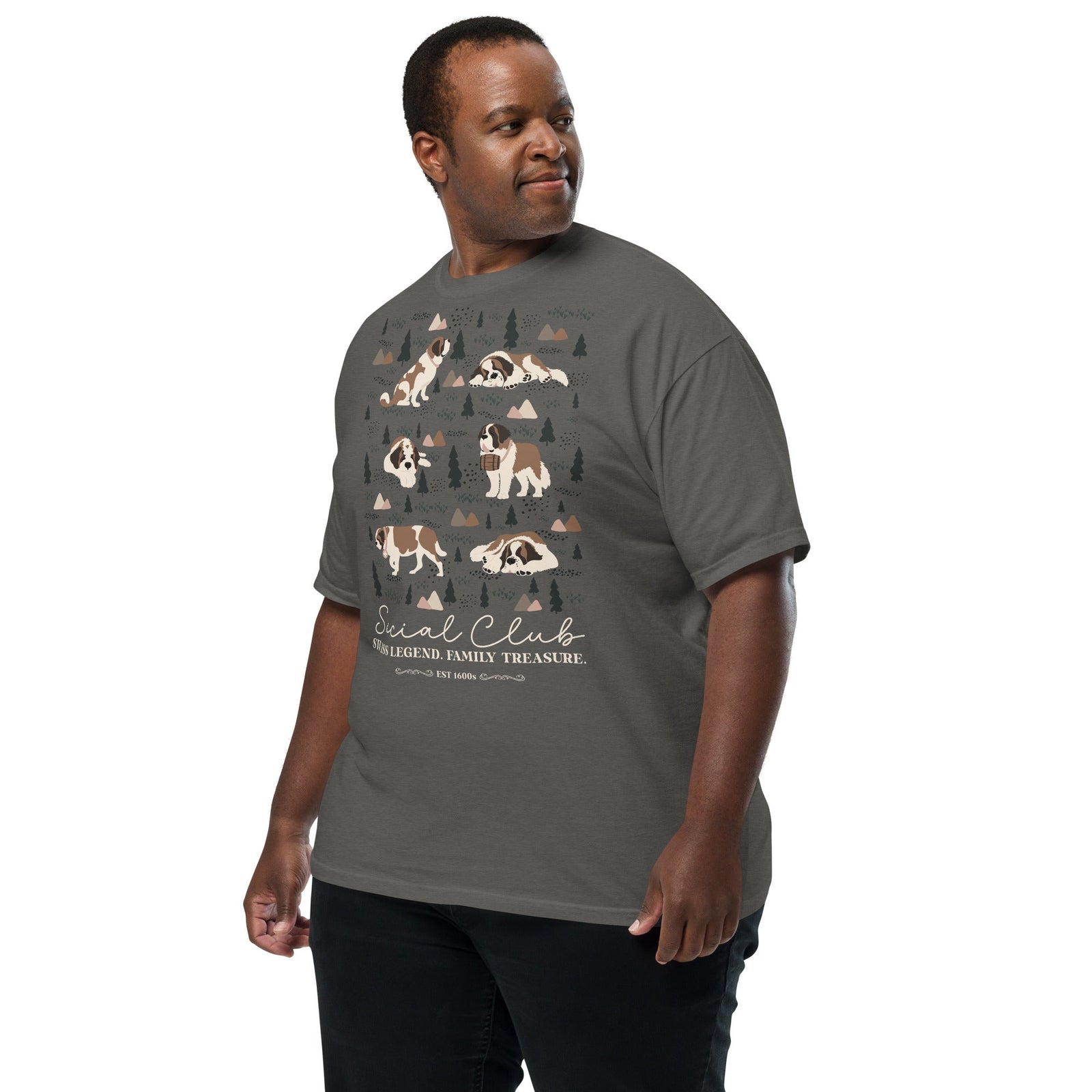 Saint Bernard Social Club T-shirt - Darks - Lucy + Norman