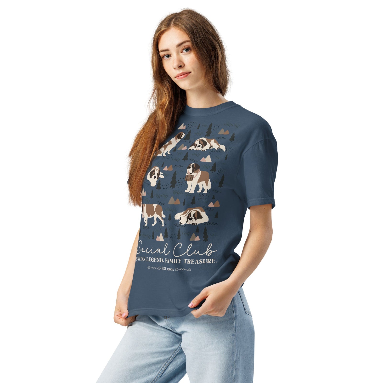 Saint Bernard Social Club T-shirt - Darks - Lucy + Norman