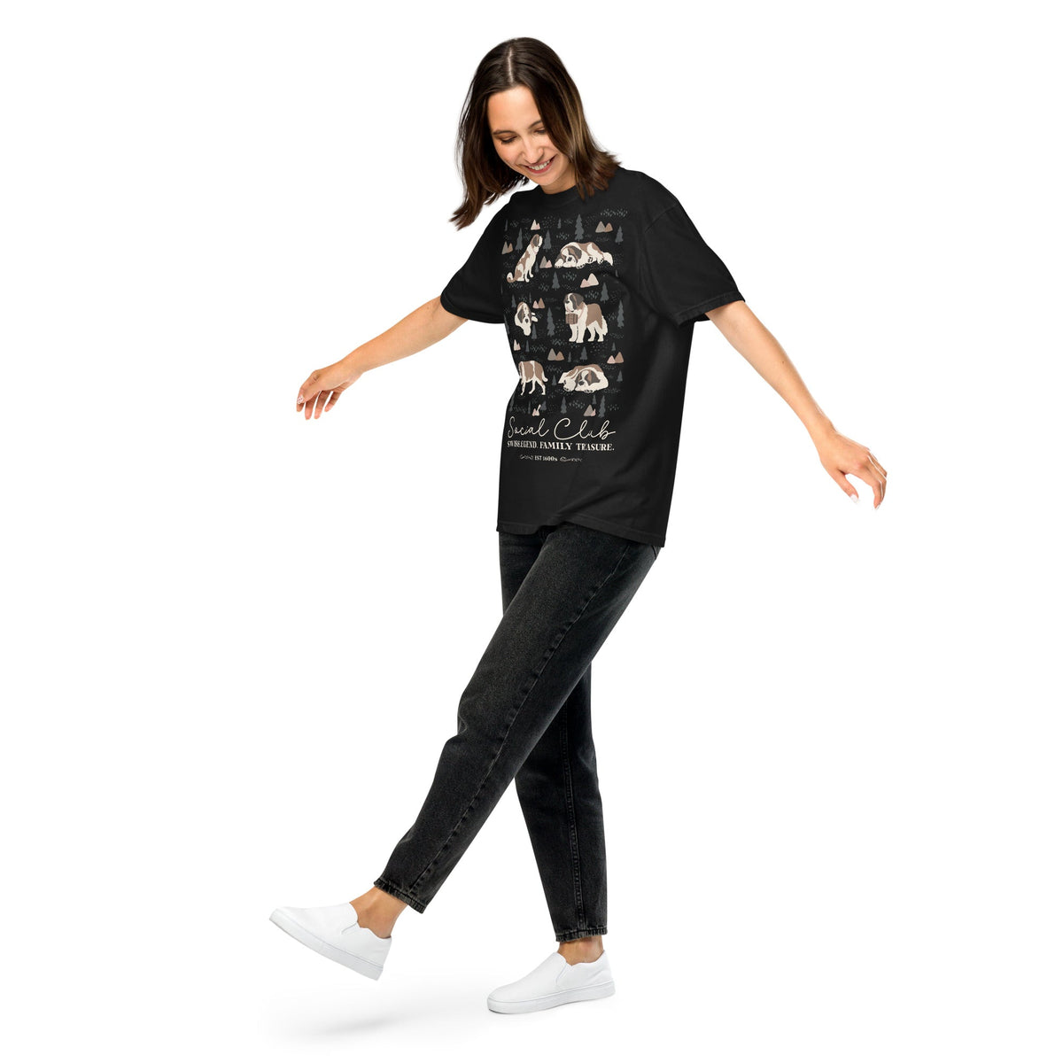 Saint Bernard Social Club T-shirt - Darks - Lucy + Norman