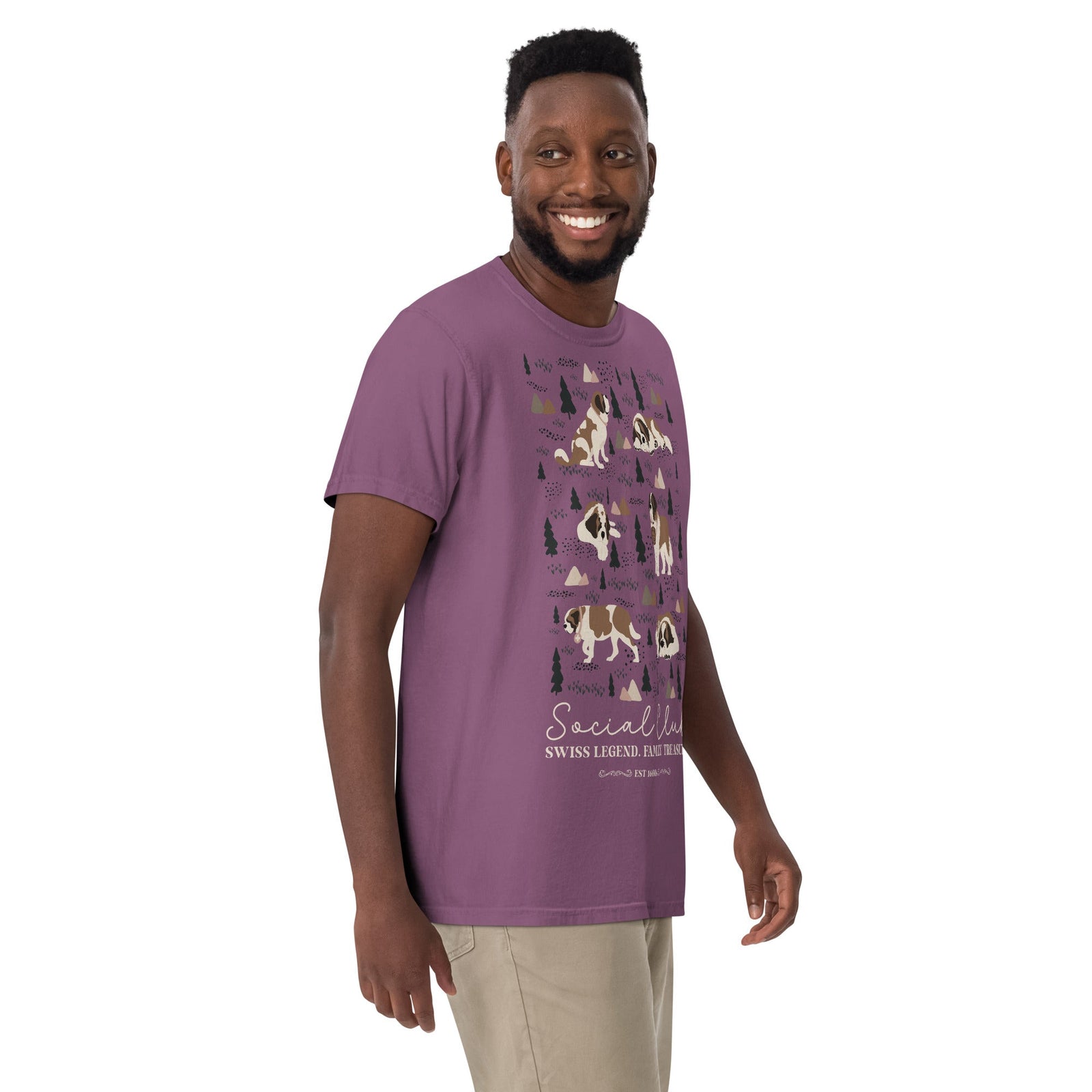Saint Bernard Social Club T-shirt - Darks - Lucy + Norman