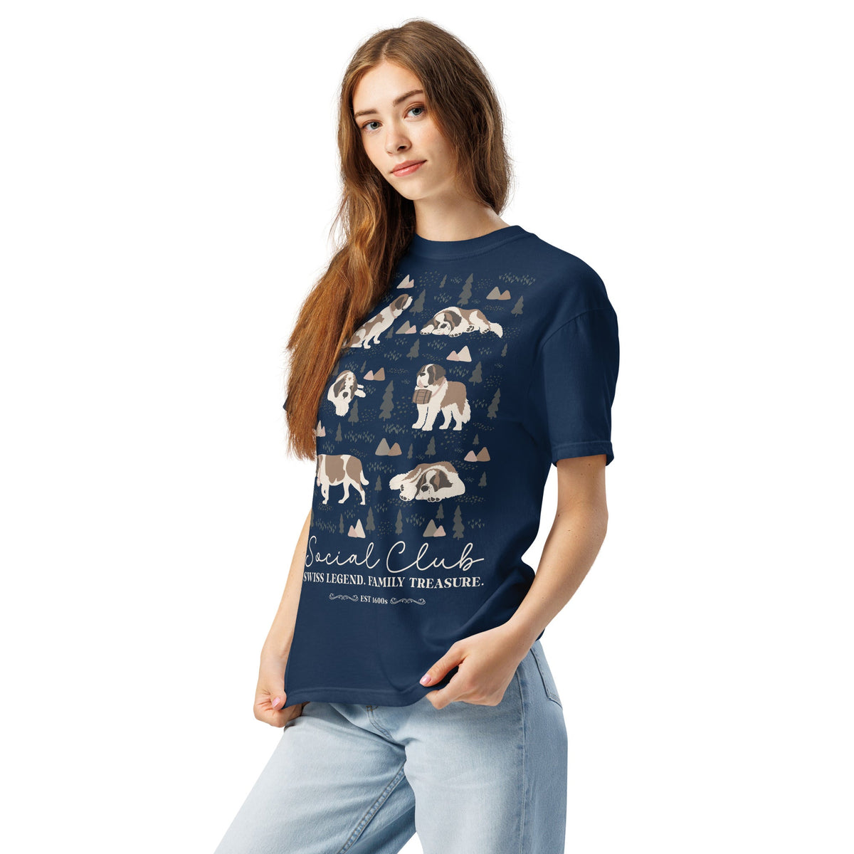 Saint Bernard Social Club T-shirt - Darks - Lucy + Norman