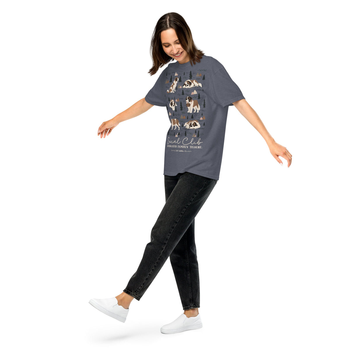 Saint Bernard Social Club T-shirt - Darks - Lucy + Norman