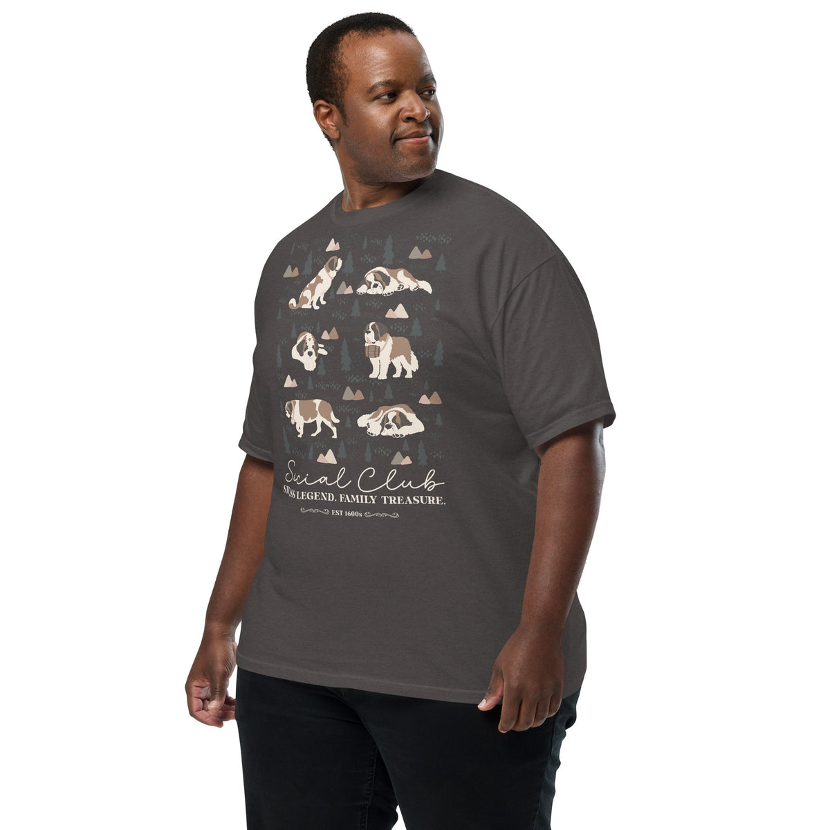 Saint Bernard Social Club T-shirt - Darks - Lucy + Norman