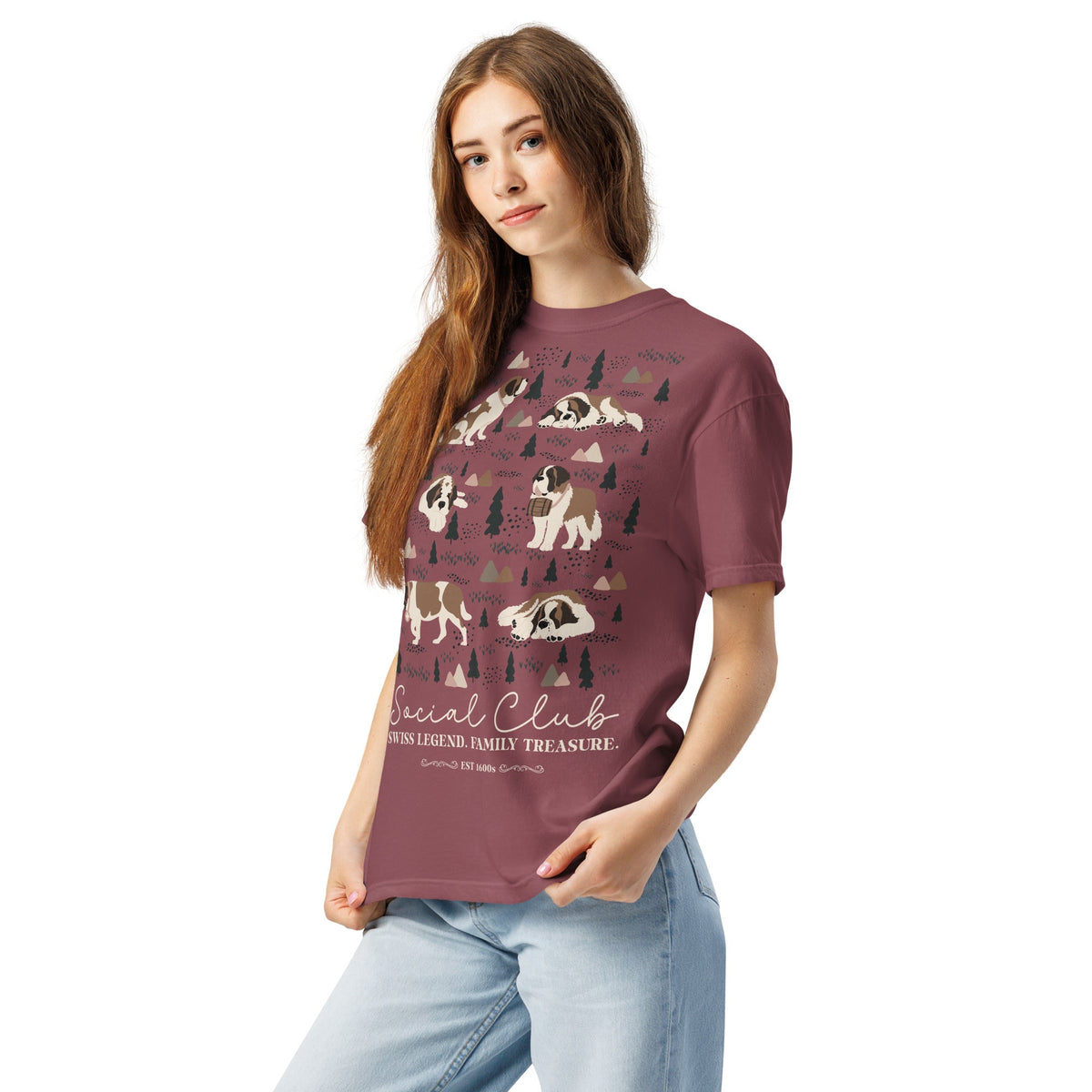 Saint Bernard Social Club T-shirt - Darks - Lucy + Norman