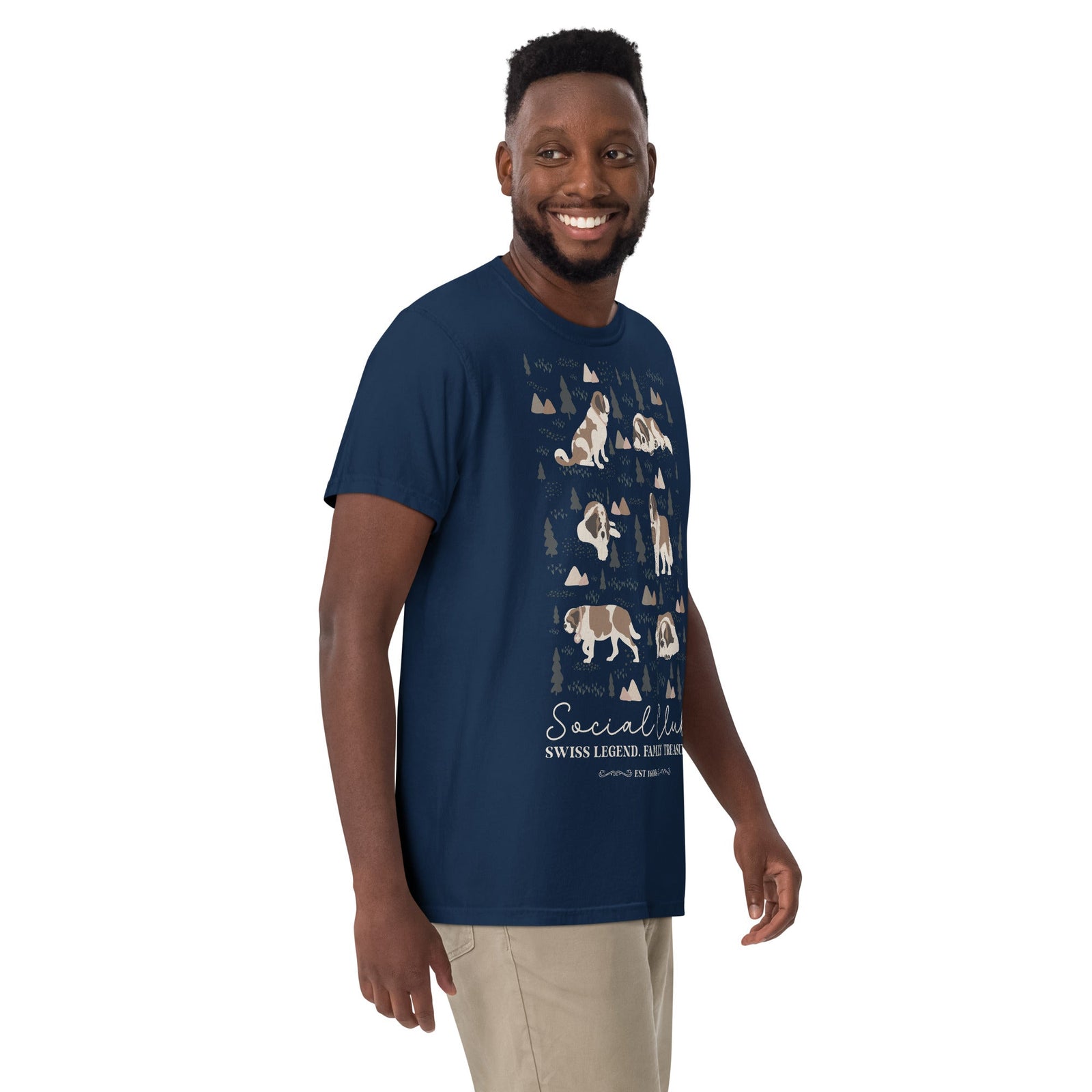 Saint Bernard Social Club T-shirt - Darks - Lucy + Norman
