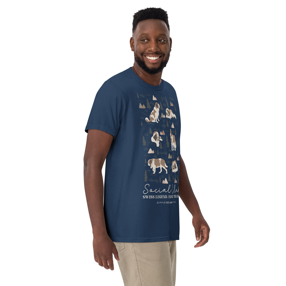Saint Bernard Social Club T-shirt - Darks - Lucy + Norman