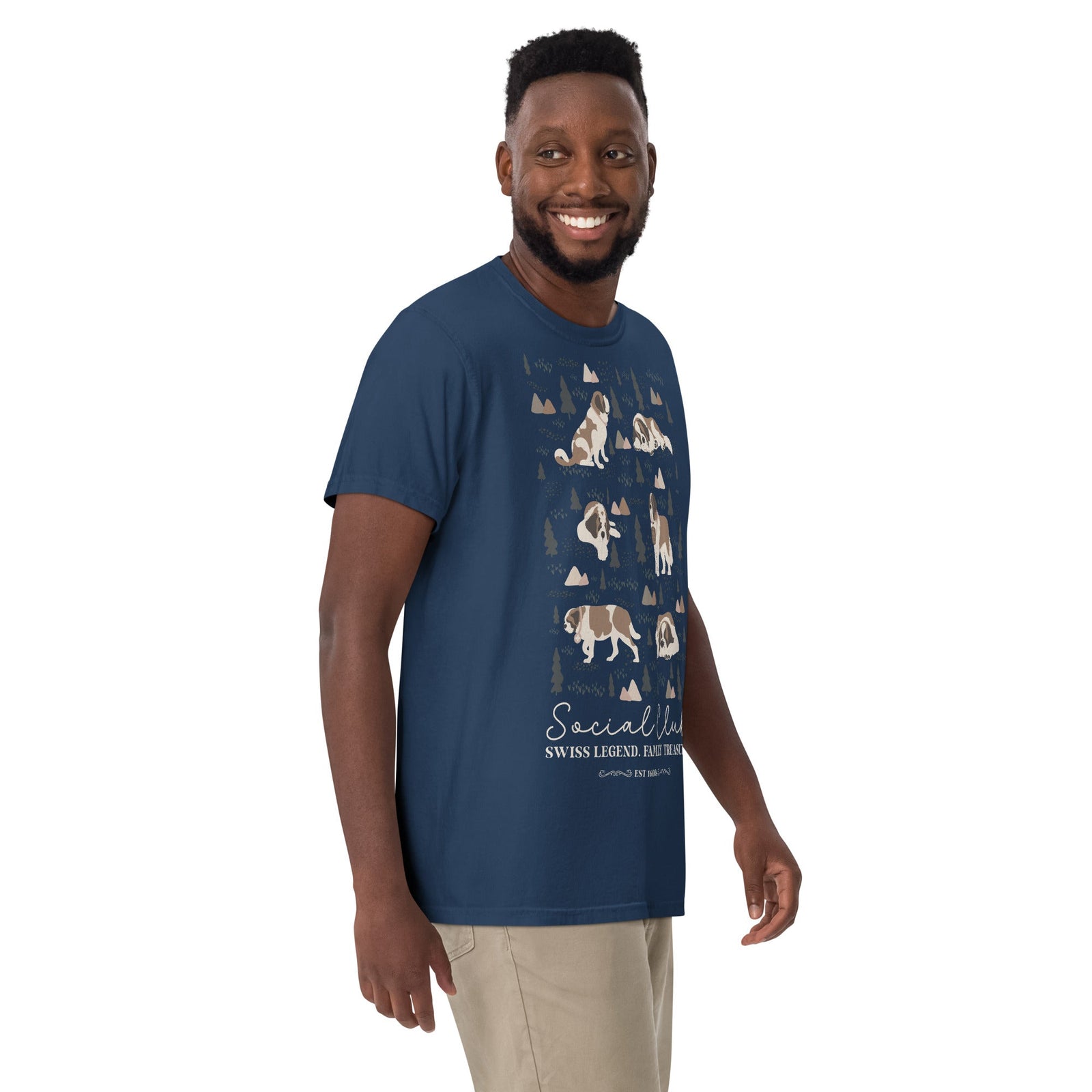 Saint Bernard Social Club T-shirt - Darks - Lucy + Norman