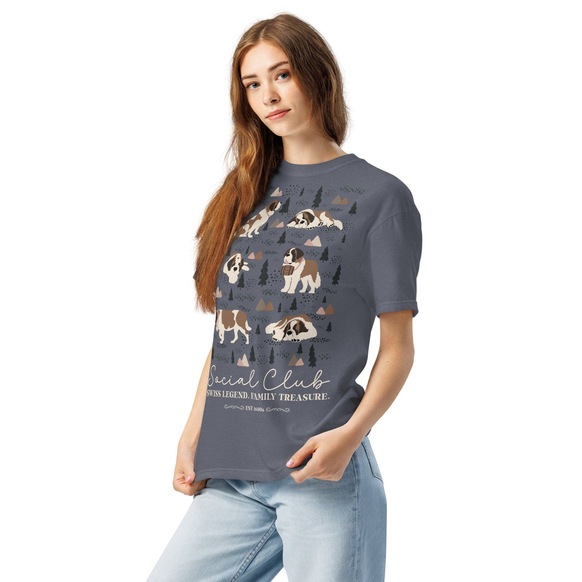 Saint Bernard Social Club T-shirt - Darks - Lucy + Norman