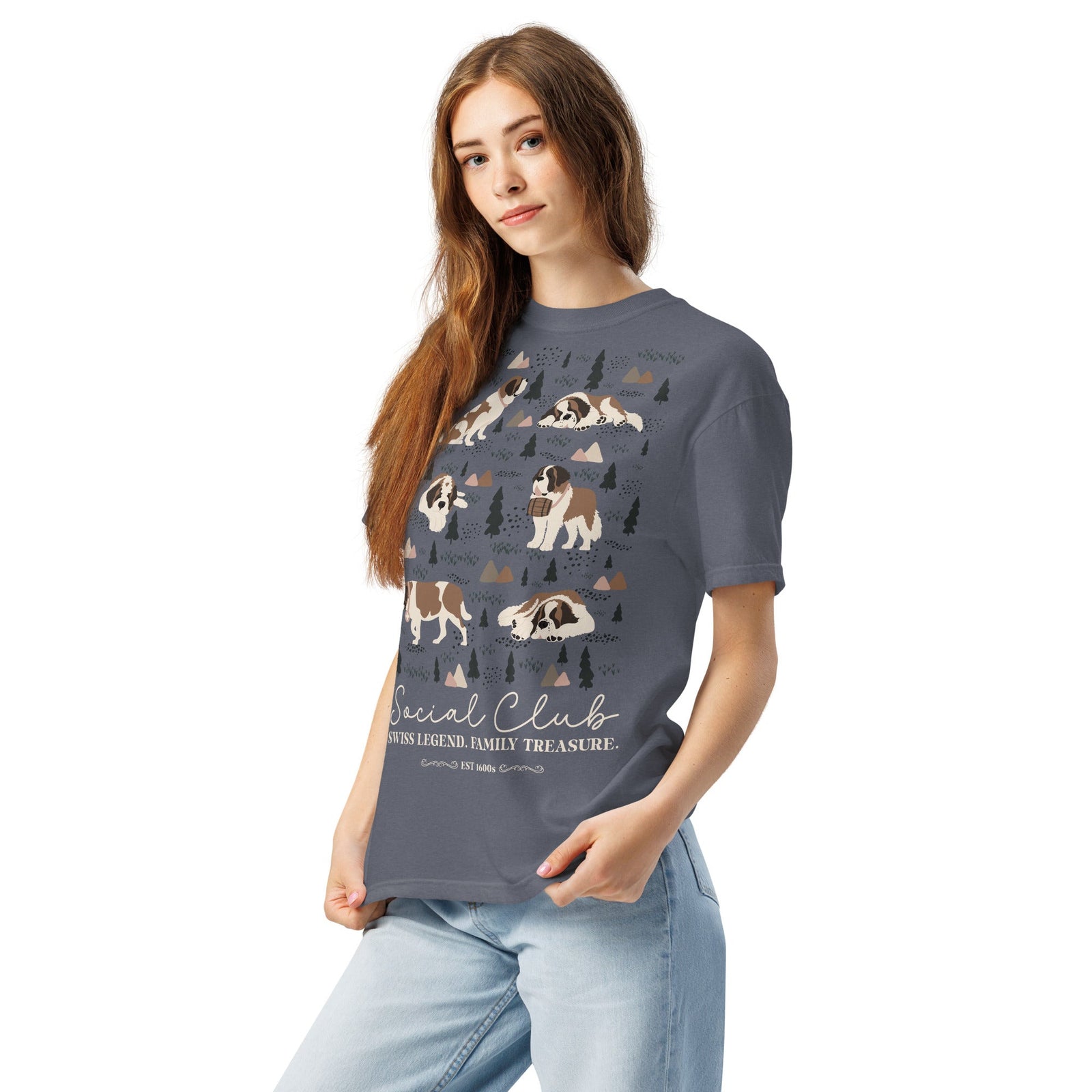 Saint Bernard Social Club T-shirt - Darks - Lucy + Norman