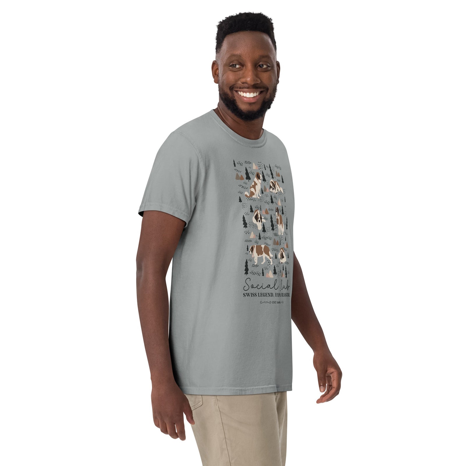 Saint Bernard Social Club T-Shirt - Lights - Lucy + Norman
