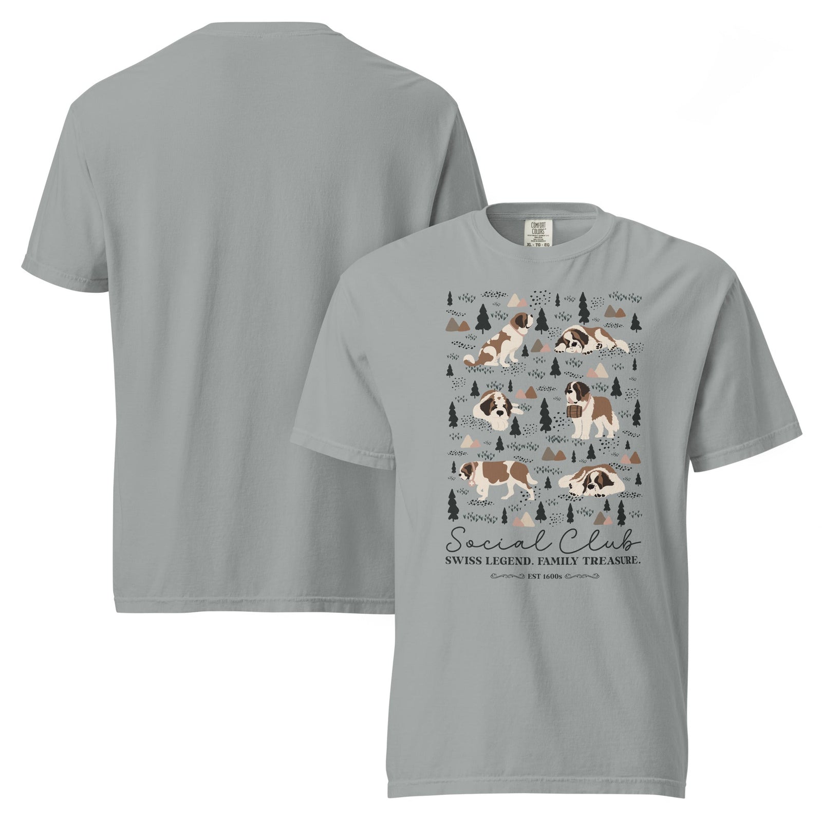 Saint Bernard Social Club T-Shirt - Lights - Lucy + Norman