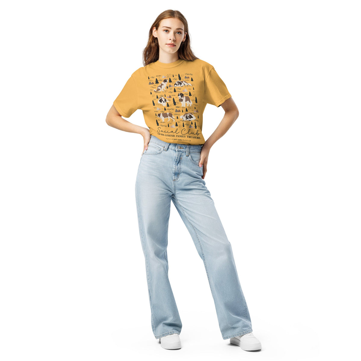 Saint Bernard Social Club T-Shirt - Lights - Lucy + Norman