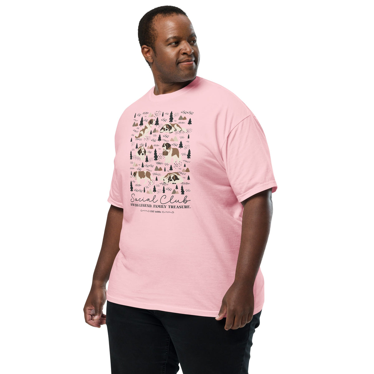 Saint Bernard Social Club T-Shirt - Lights - Lucy + Norman
