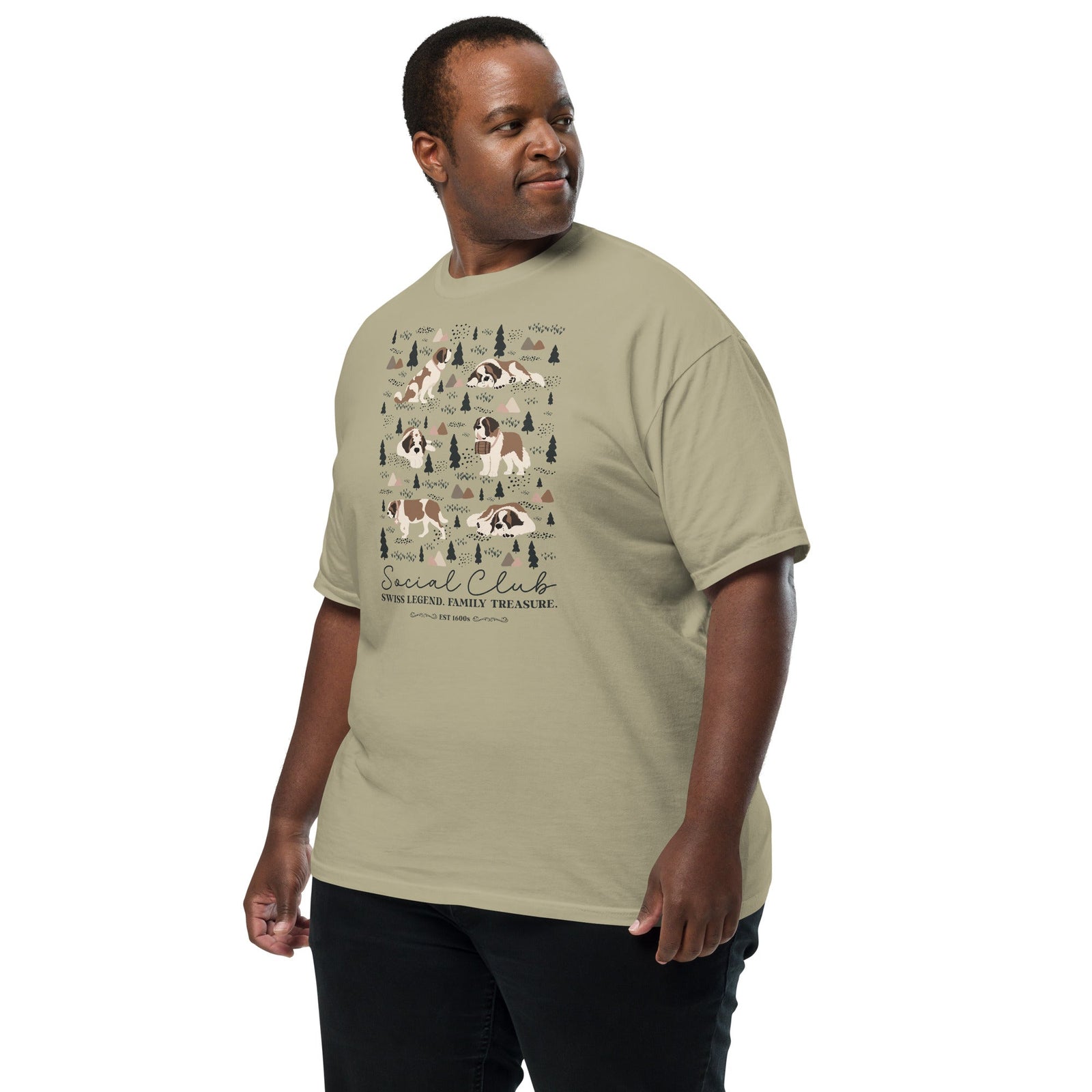 Saint Bernard Social Club T-Shirt - Lights - Lucy + Norman