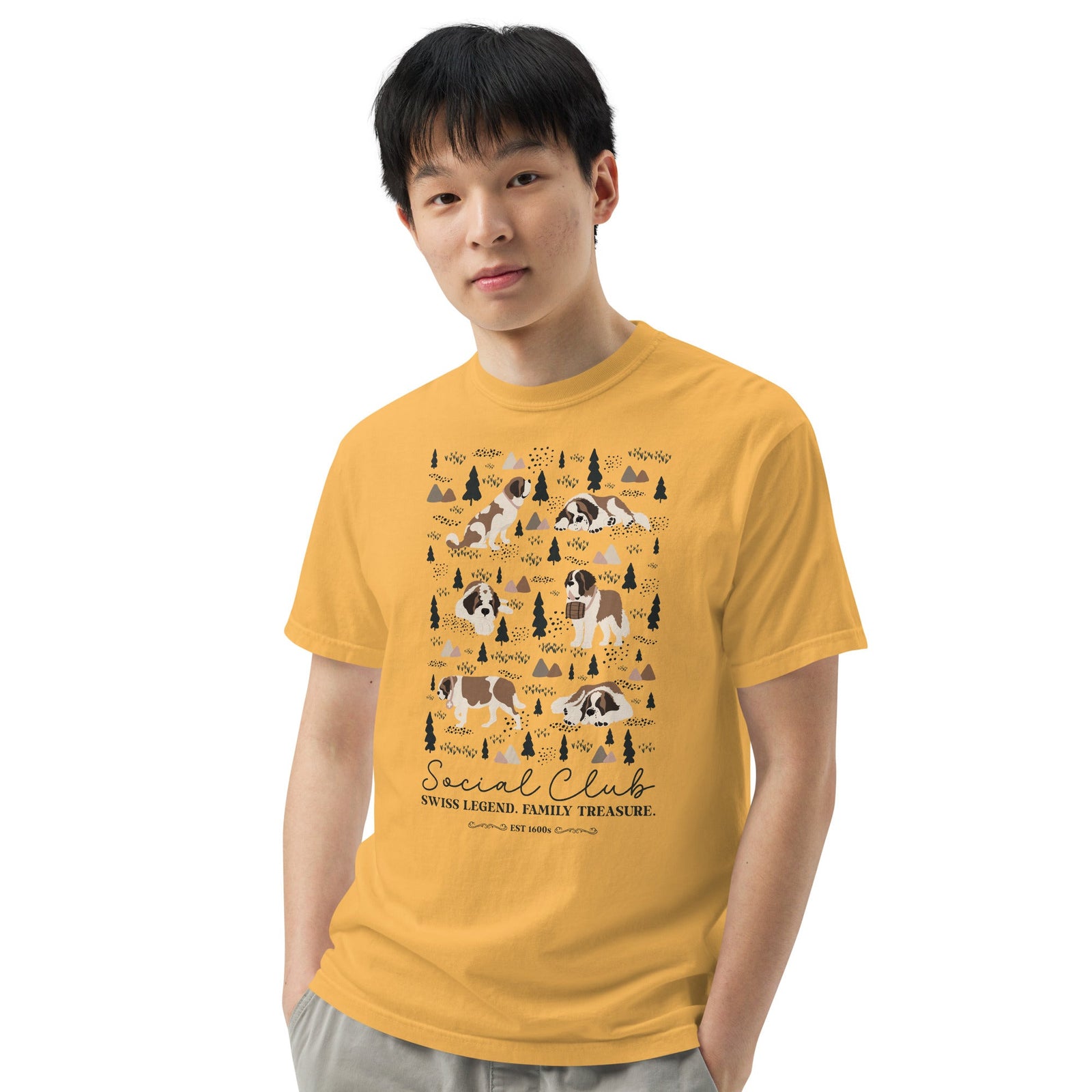 Saint Bernard Social Club T-Shirt - Lights - Lucy + Norman