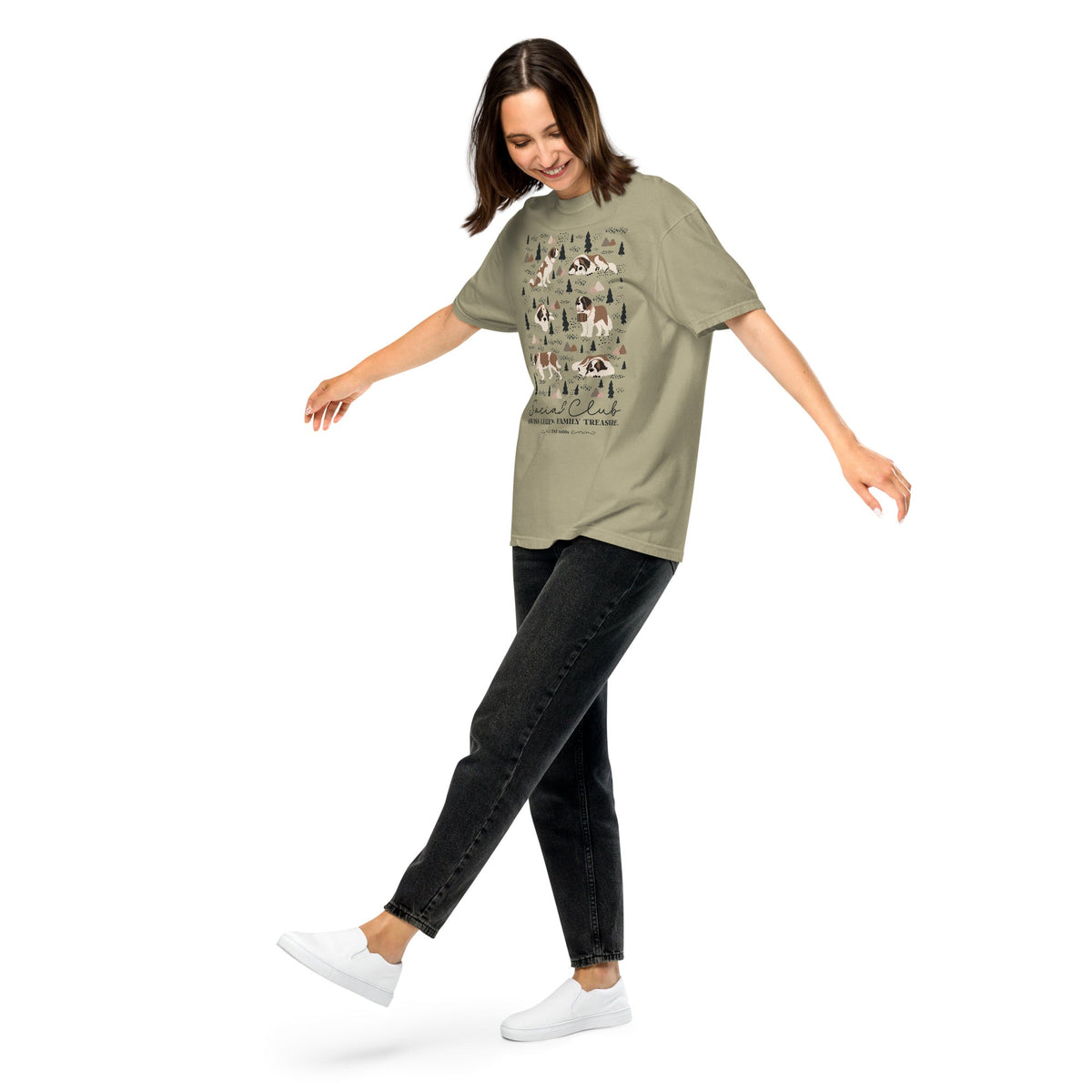 Saint Bernard Social Club T-Shirt - Lights - Lucy + Norman