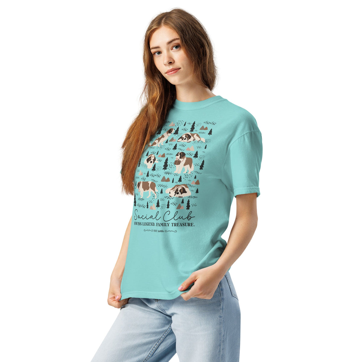 Saint Bernard Social Club T-Shirt - Lights - Lucy + Norman