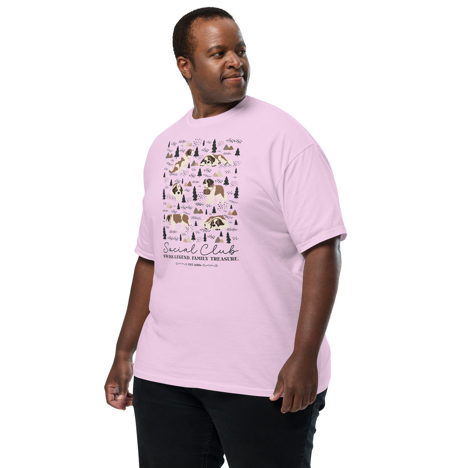 Saint Bernard Social Club T-Shirt - Lights - Lucy + Norman