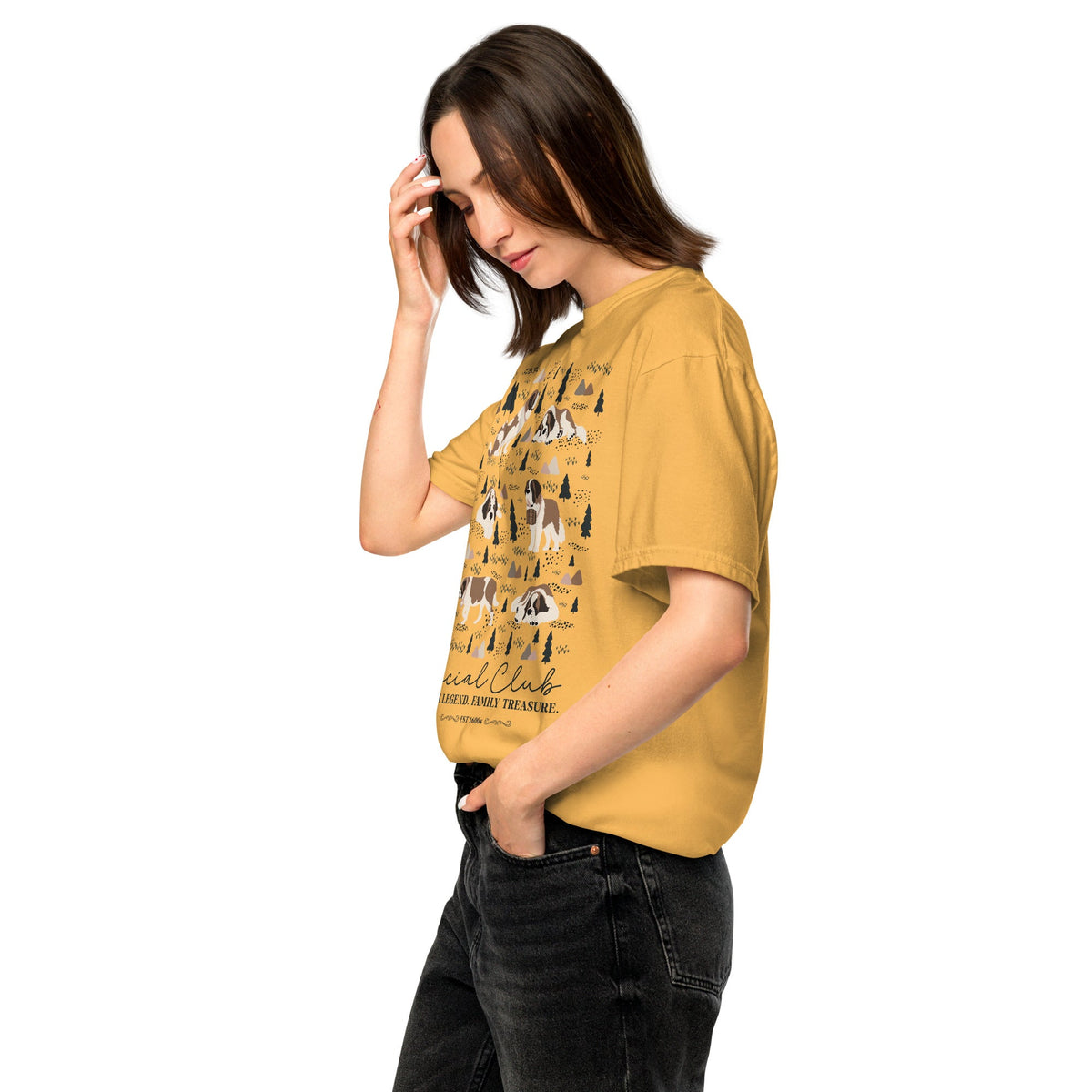 Saint Bernard Social Club T-Shirt - Lights - Lucy + Norman