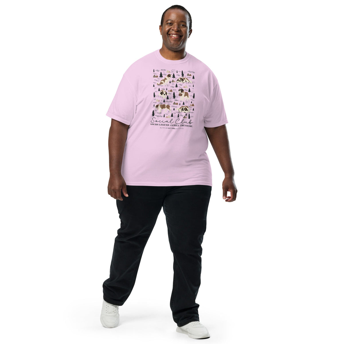 Saint Bernard Social Club T-Shirt - Lights - Lucy + Norman