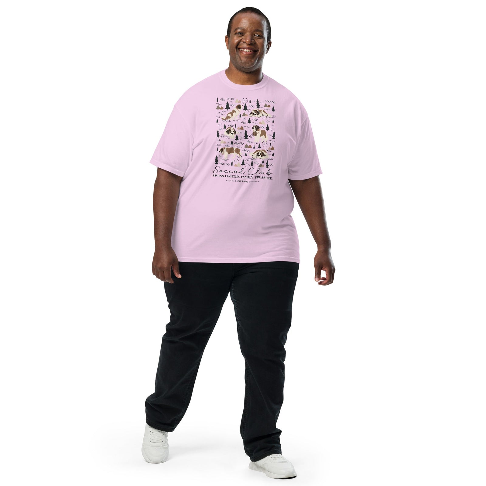 Saint Bernard Social Club T-Shirt - Lights - Lucy + Norman