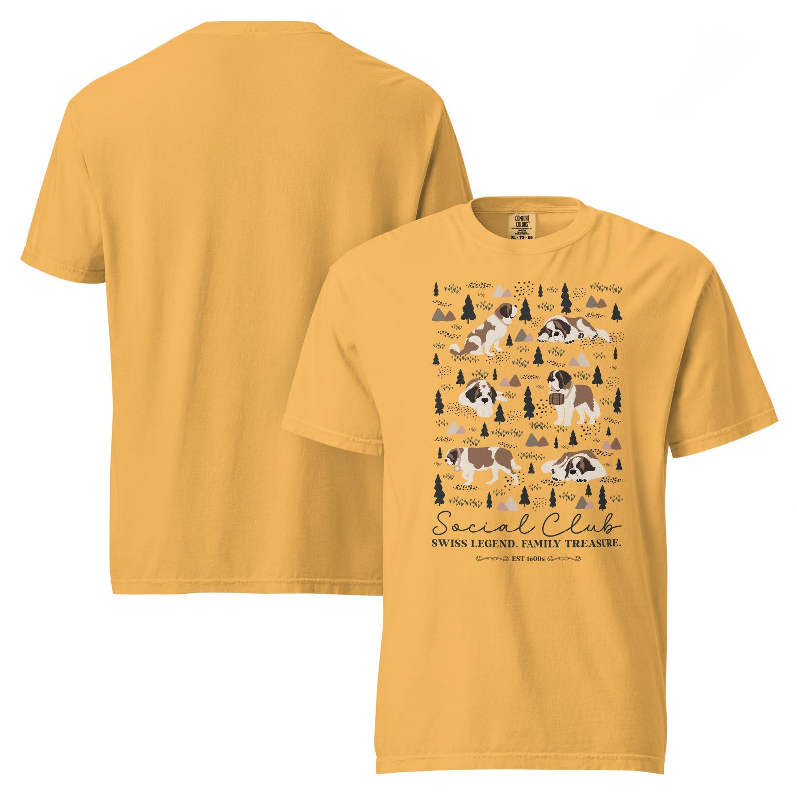 Saint Bernard Social Club T-Shirt - Lights - Lucy + Norman