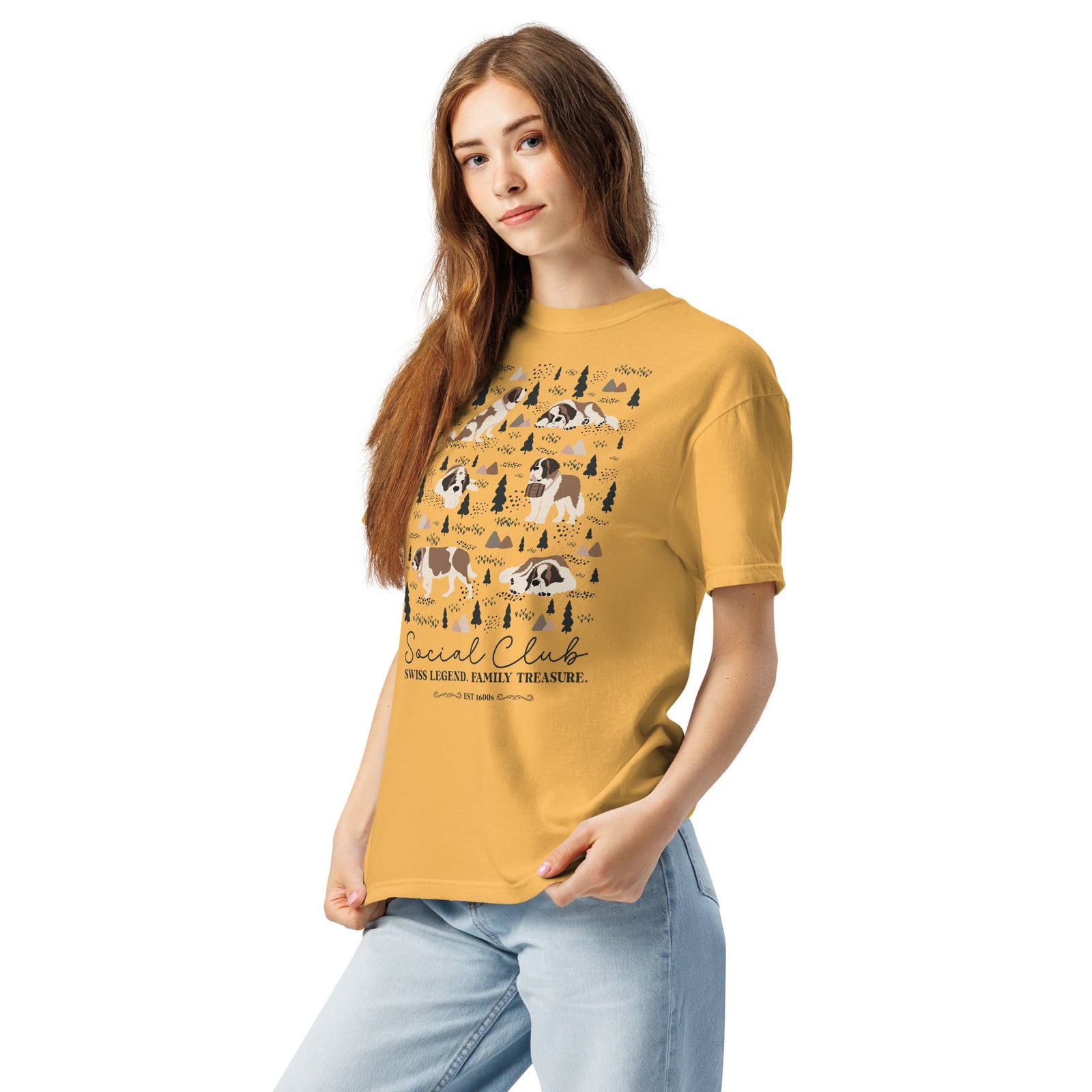 Saint Bernard Social Club T-Shirt - Lights - Lucy + Norman