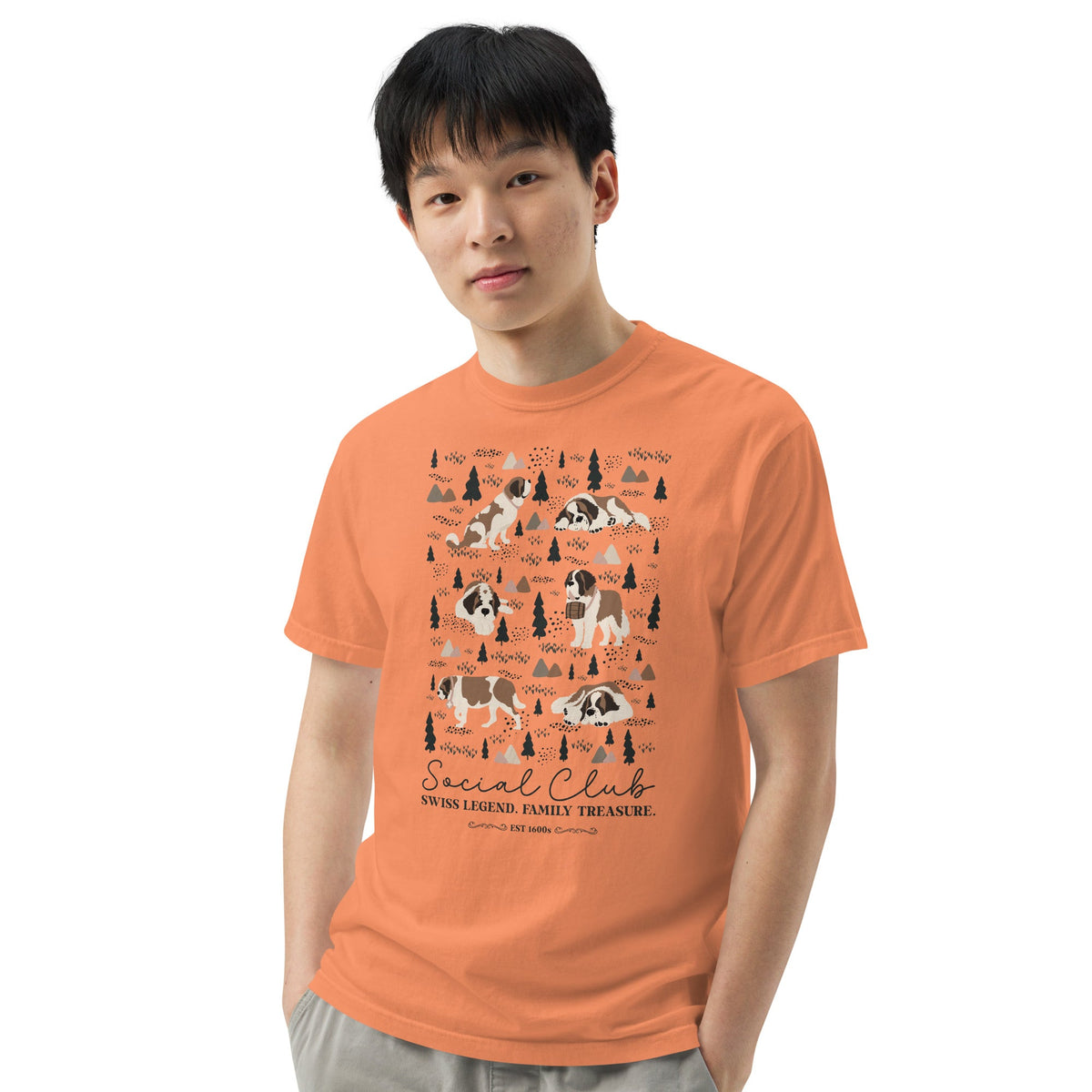 Saint Bernard Social Club T-Shirt - Lights - Lucy + Norman