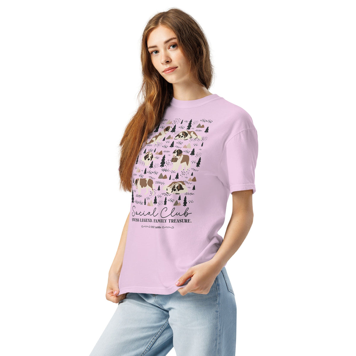 Saint Bernard Social Club T-Shirt - Lights - Lucy + Norman