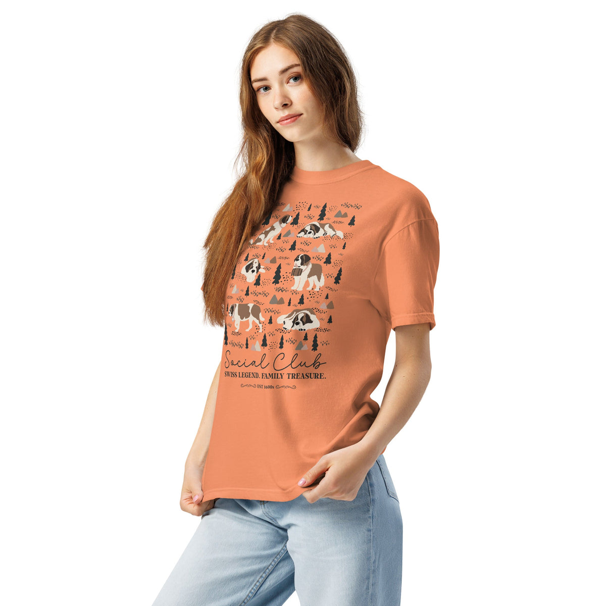Saint Bernard Social Club T-Shirt - Lights - Lucy + Norman