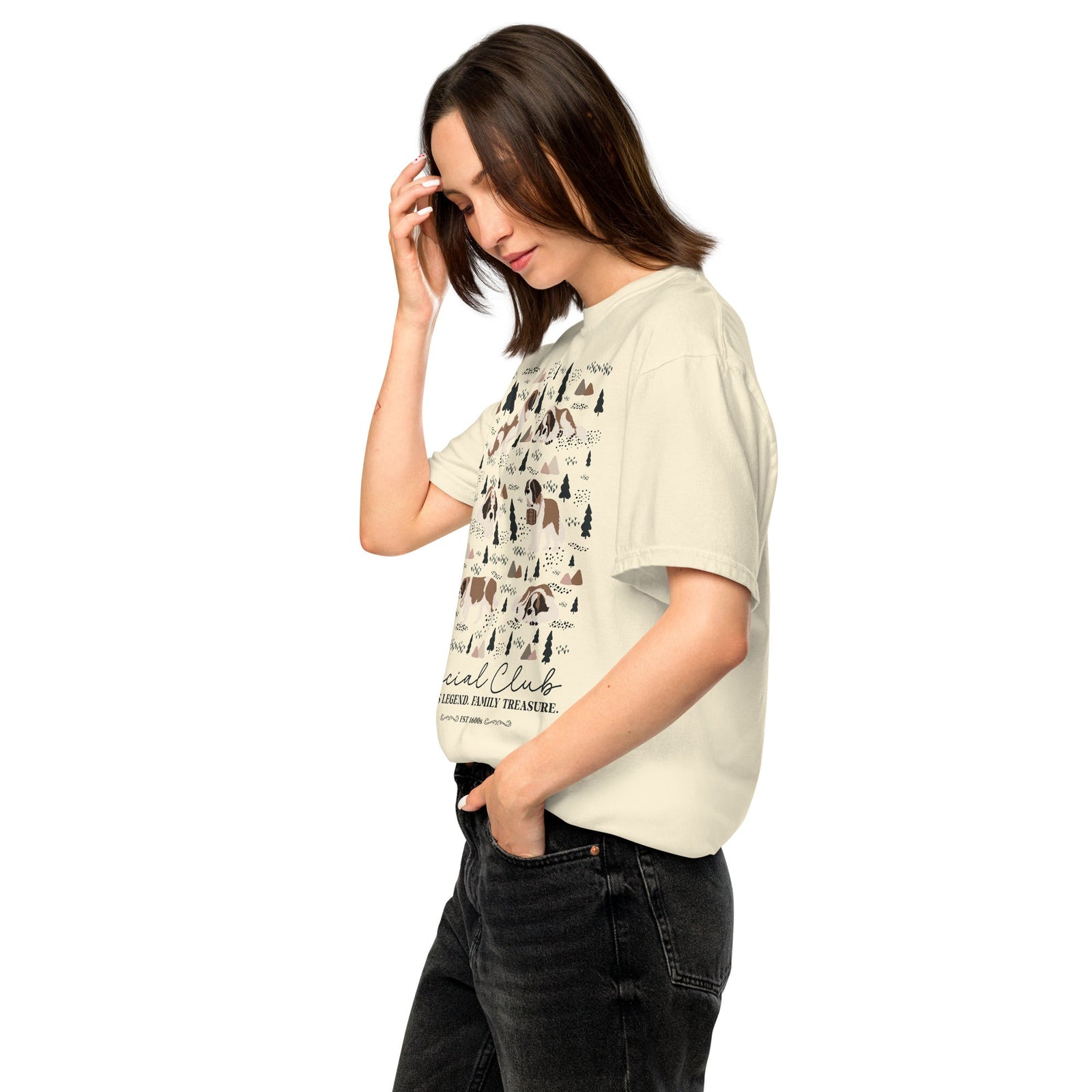 Saint Bernard Social Club T-Shirt - Lights - Lucy + Norman