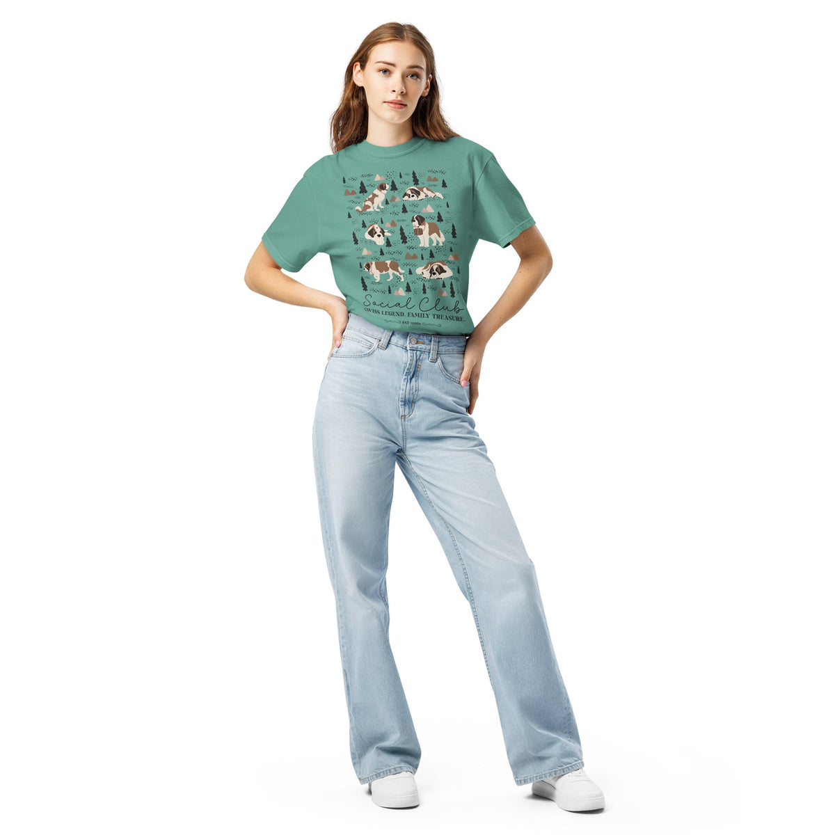 Saint Bernard Social Club T-Shirt - Lights - Lucy + Norman