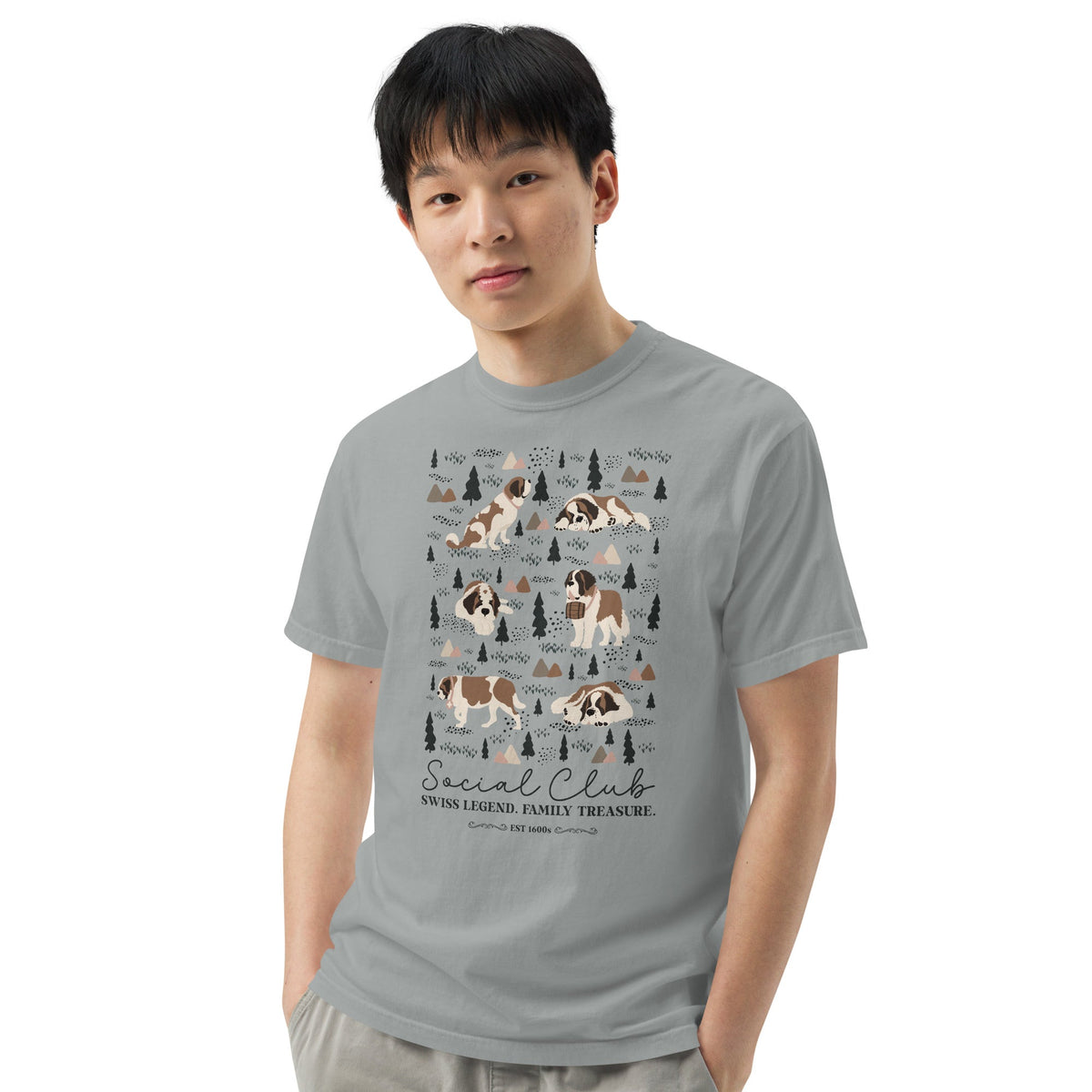 Saint Bernard Social Club T-Shirt - Lights - Lucy + Norman