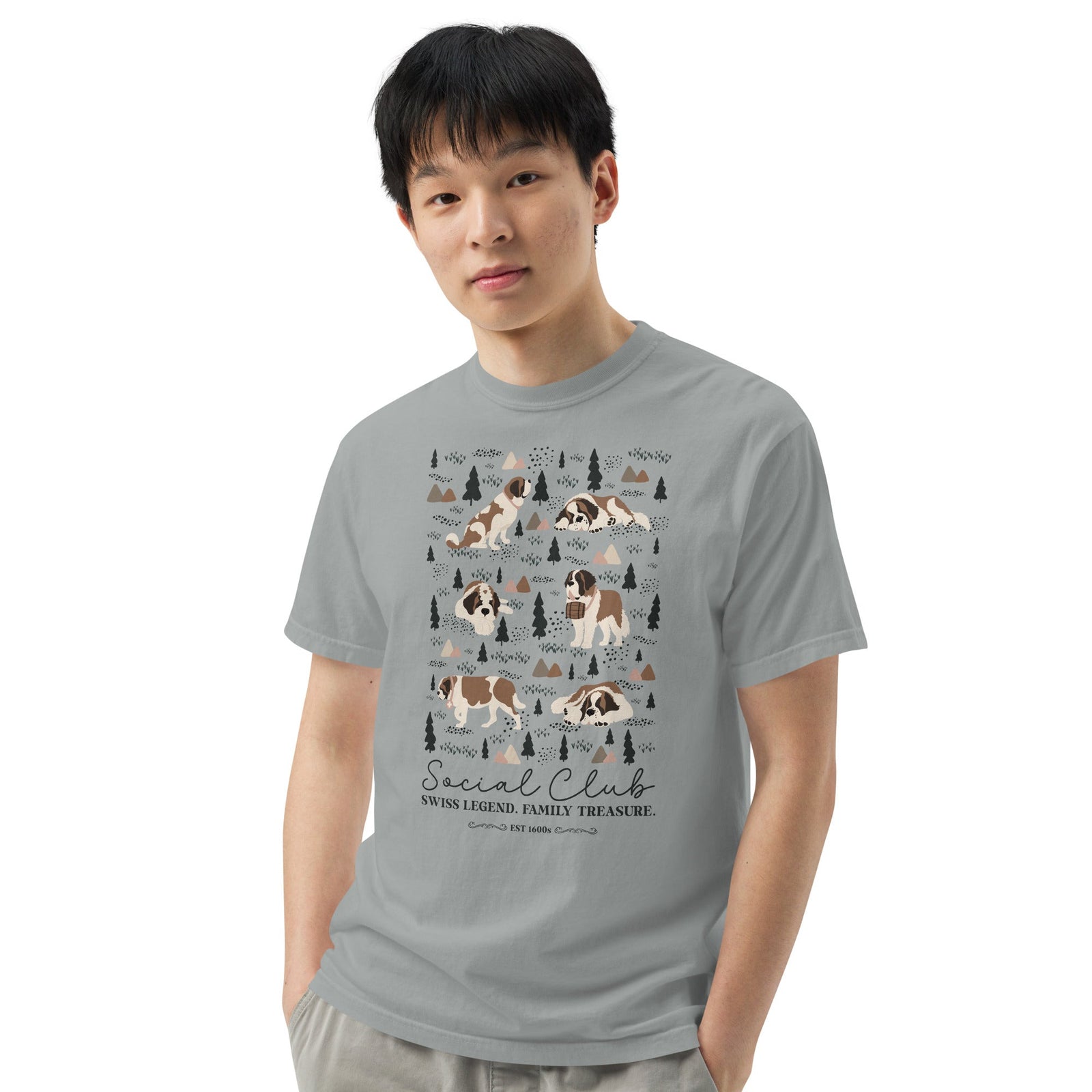 Saint Bernard Social Club T-Shirt - Lights - Lucy + Norman