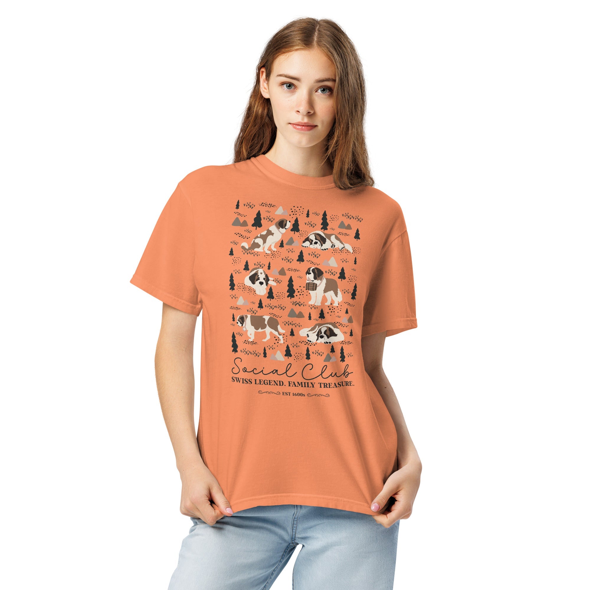 Saint Bernard Social Club T-Shirt - Lights - Lucy + Norman