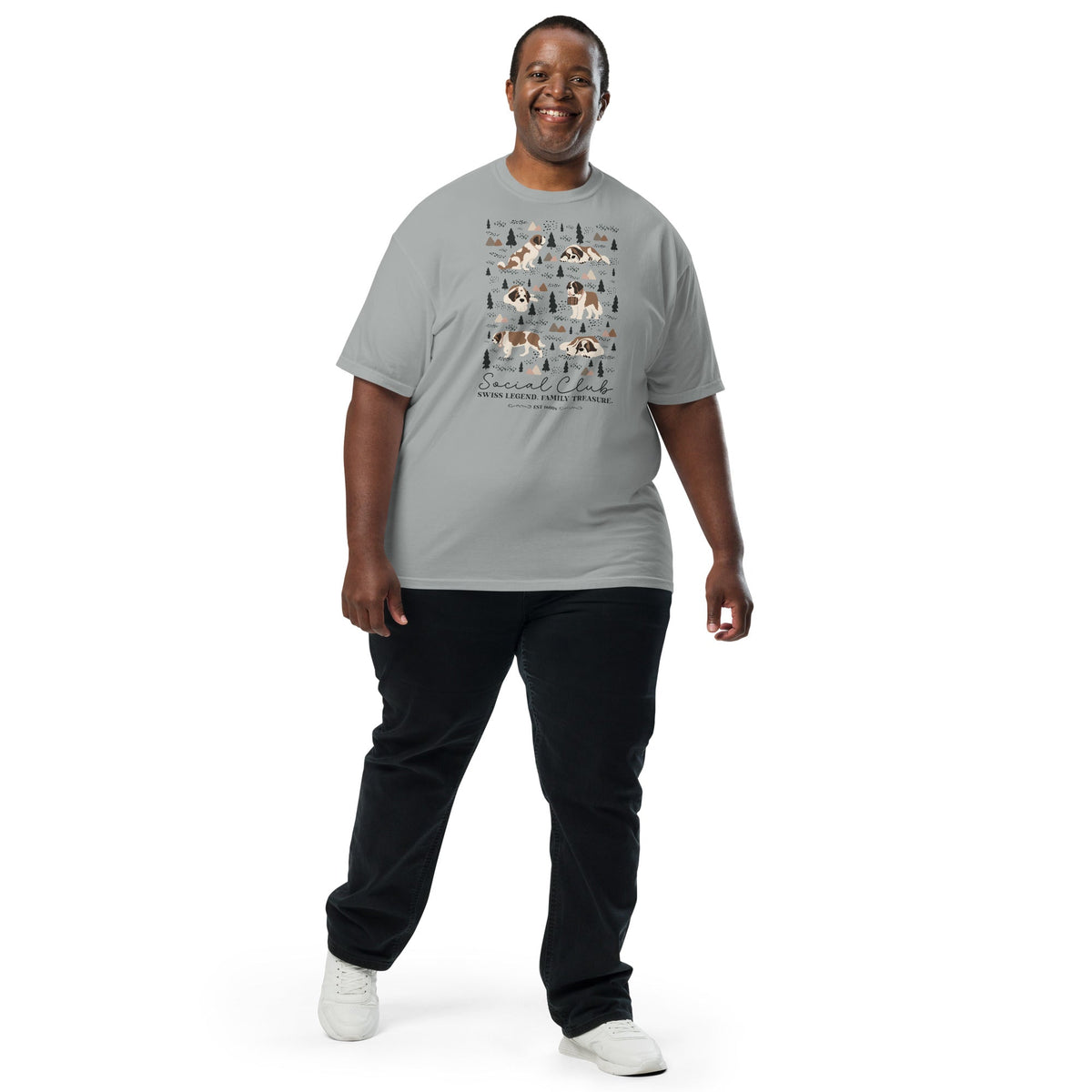 Saint Bernard Social Club T-Shirt - Lights - Lucy + Norman