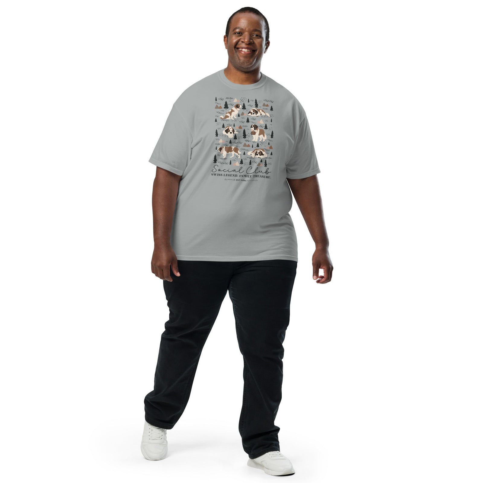 Saint Bernard Social Club T-Shirt - Lights - Lucy + Norman